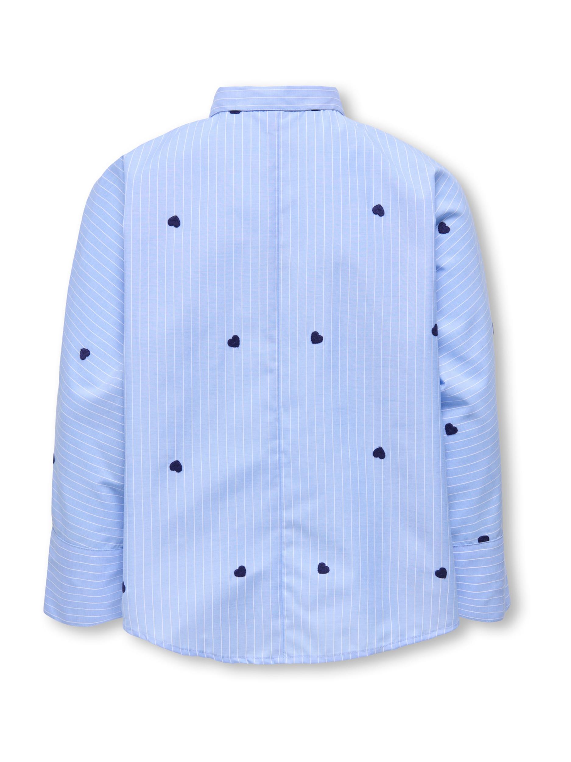 ONLY GIRLS Bluza 'KOGNEW' mornarska / svetlo modra / bela