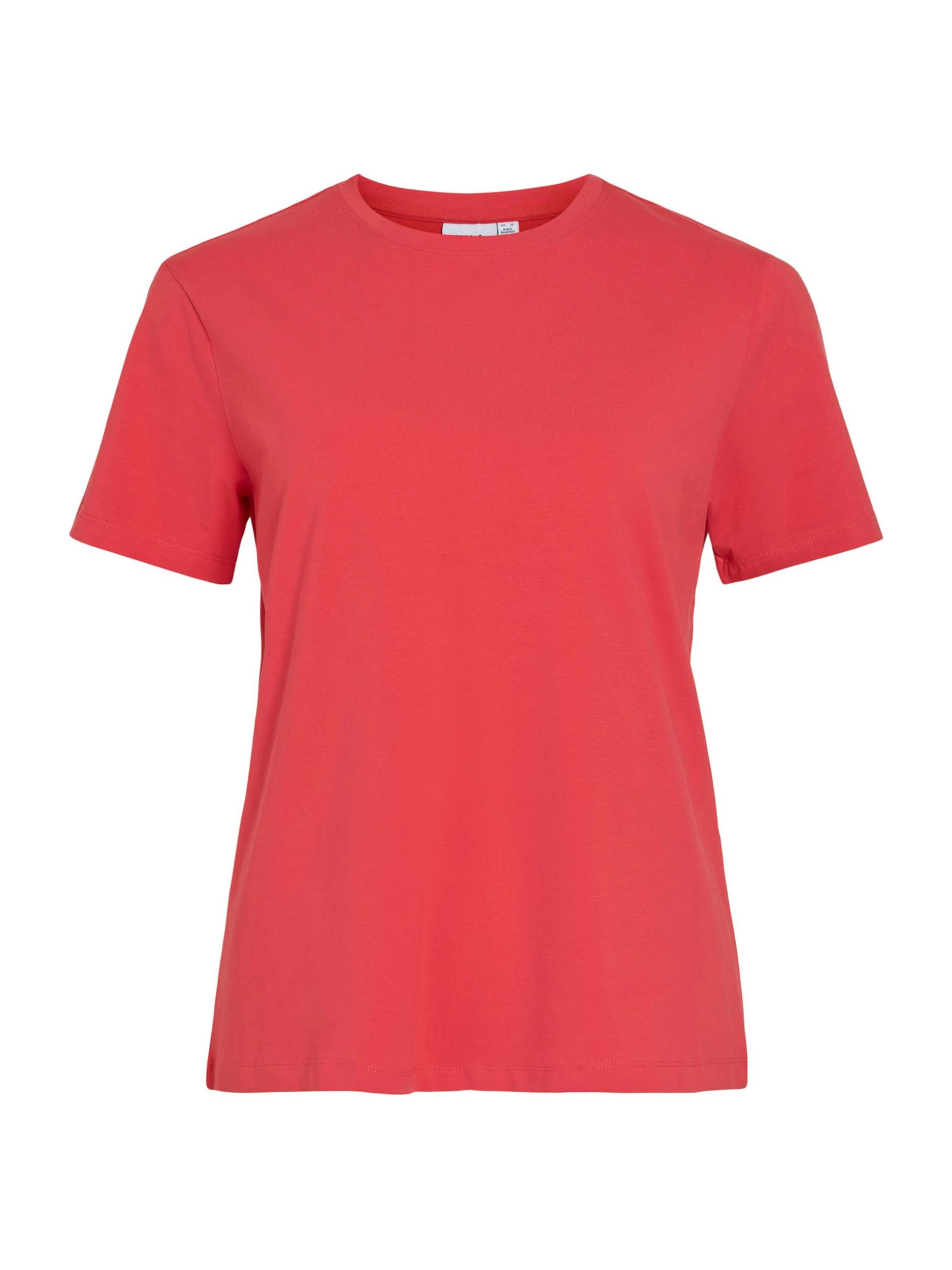 VILA Majica 'VINora' živo rdeča