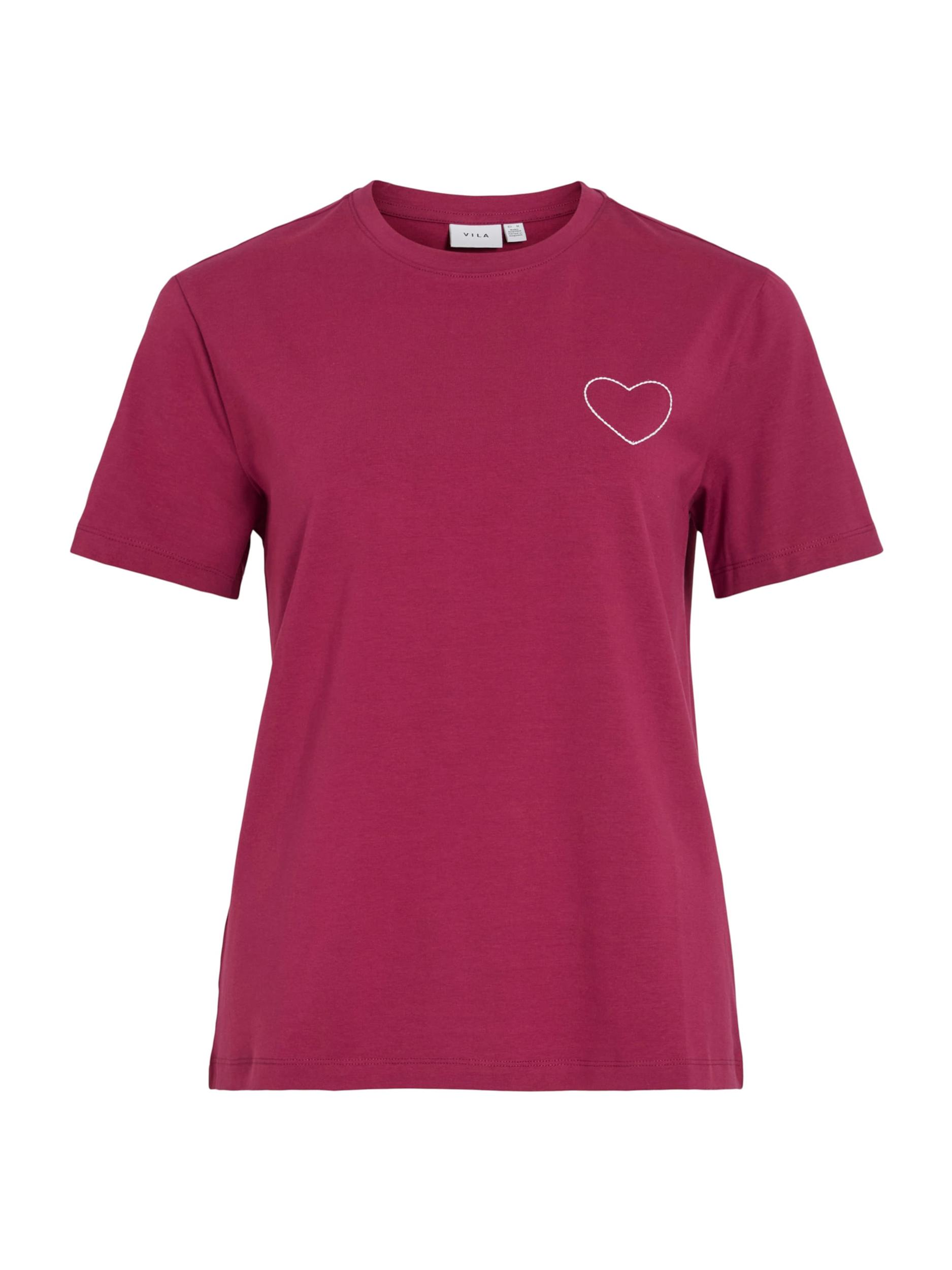 VILA Majica 'VINORA' vinsko rdeča