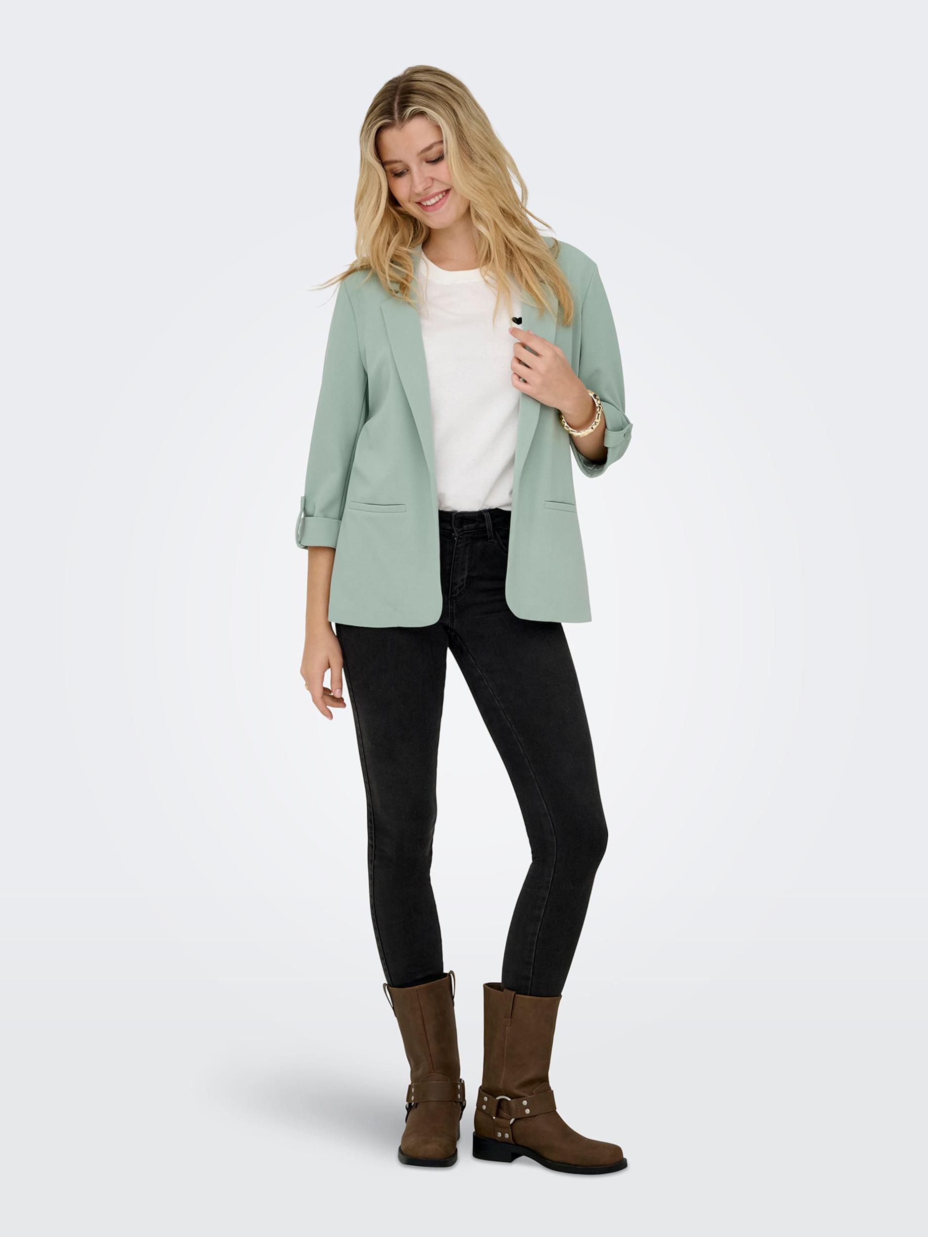 ONLY Blazer 'ONLEVI' pastelno zelena