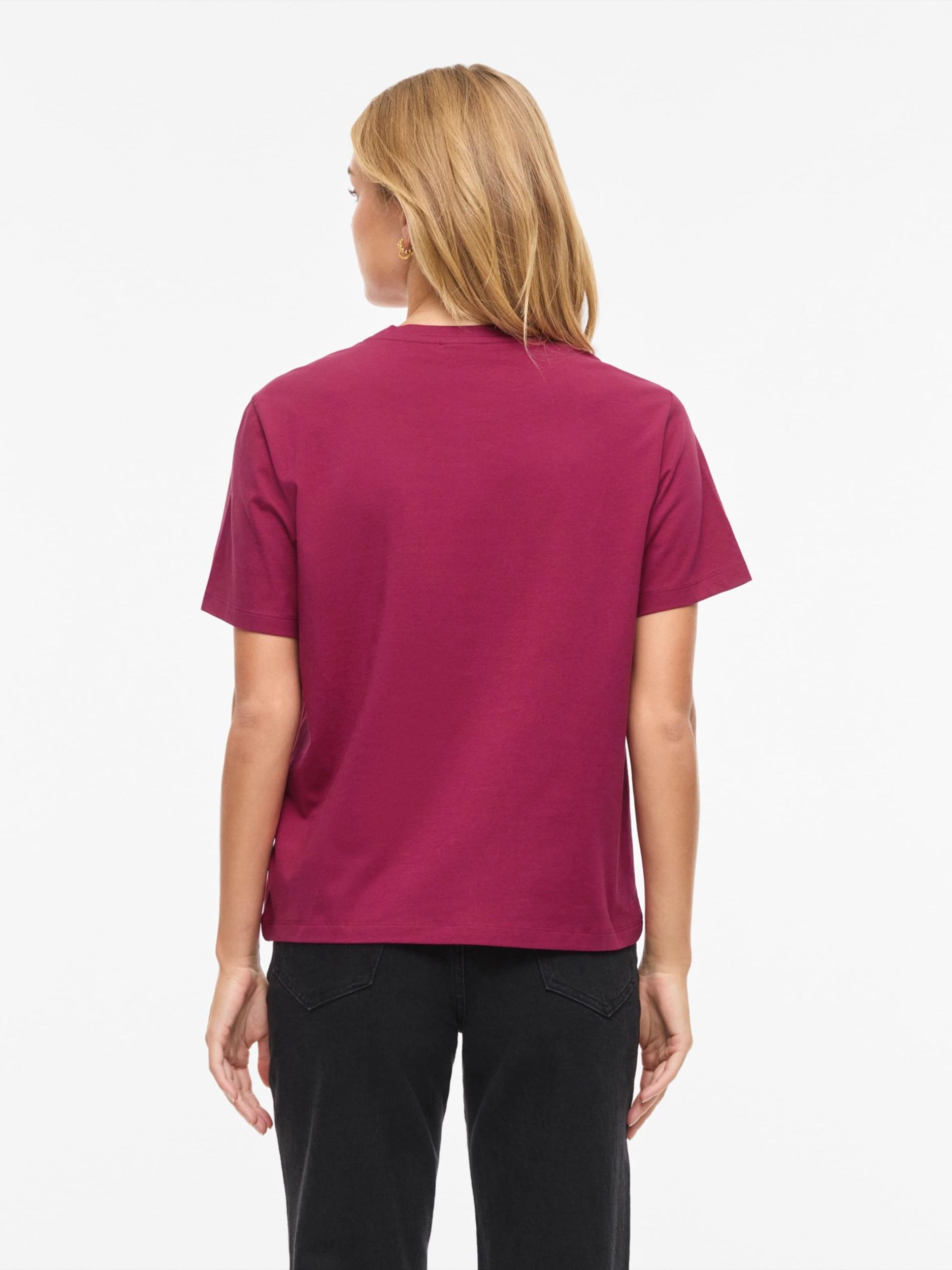 VILA Majica 'VINORA' vinsko rdeča