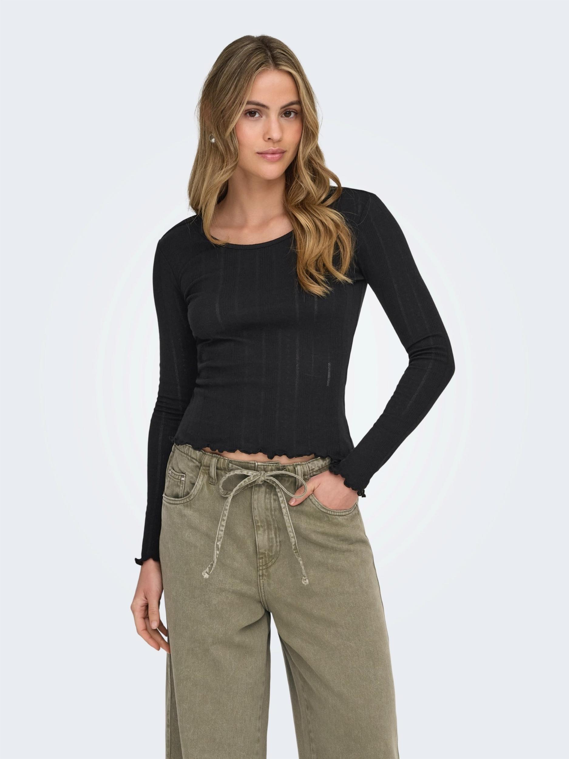 ONLY Majica 'ONLTENNA' črna