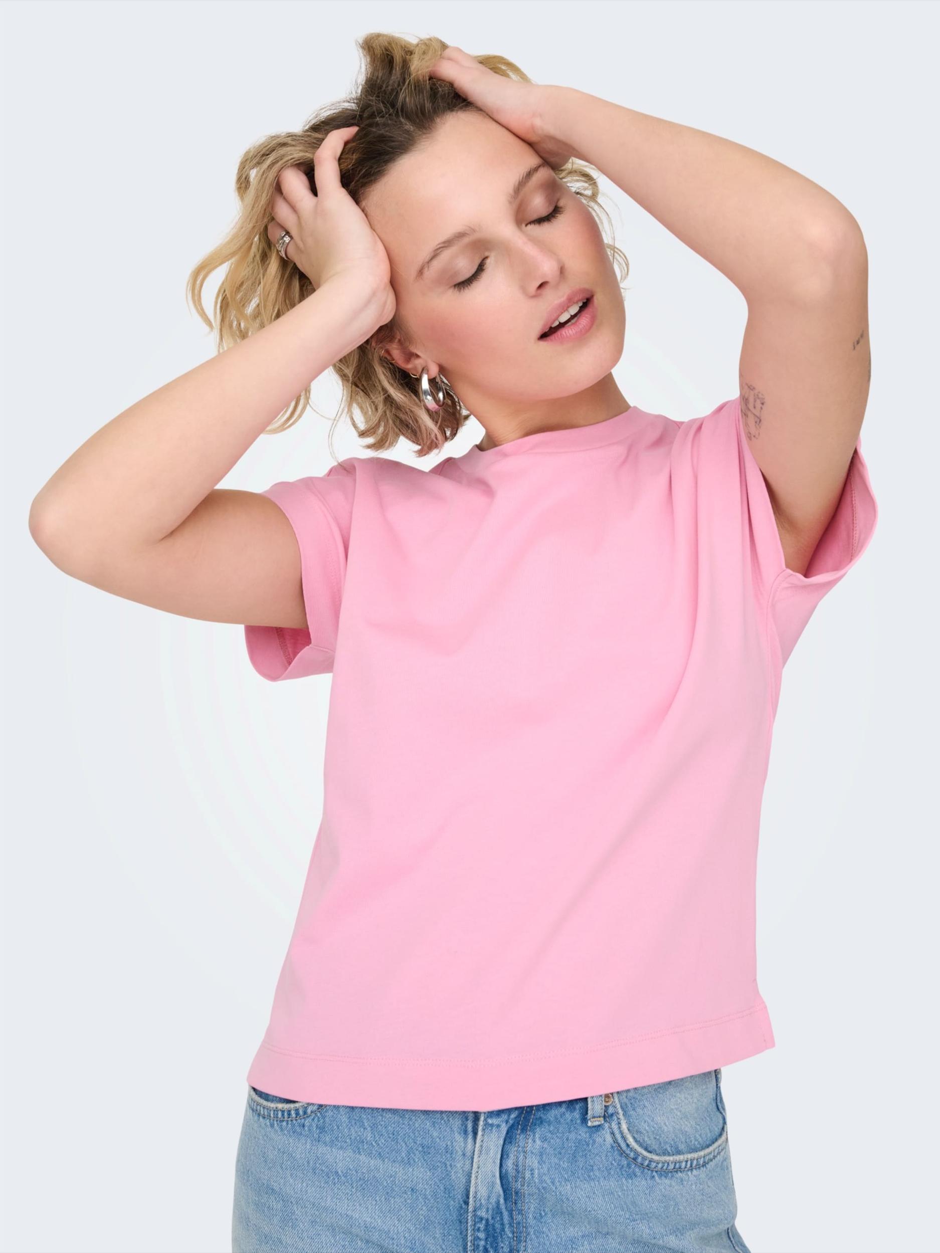 ONLY Majica 'ONLERICA' roza