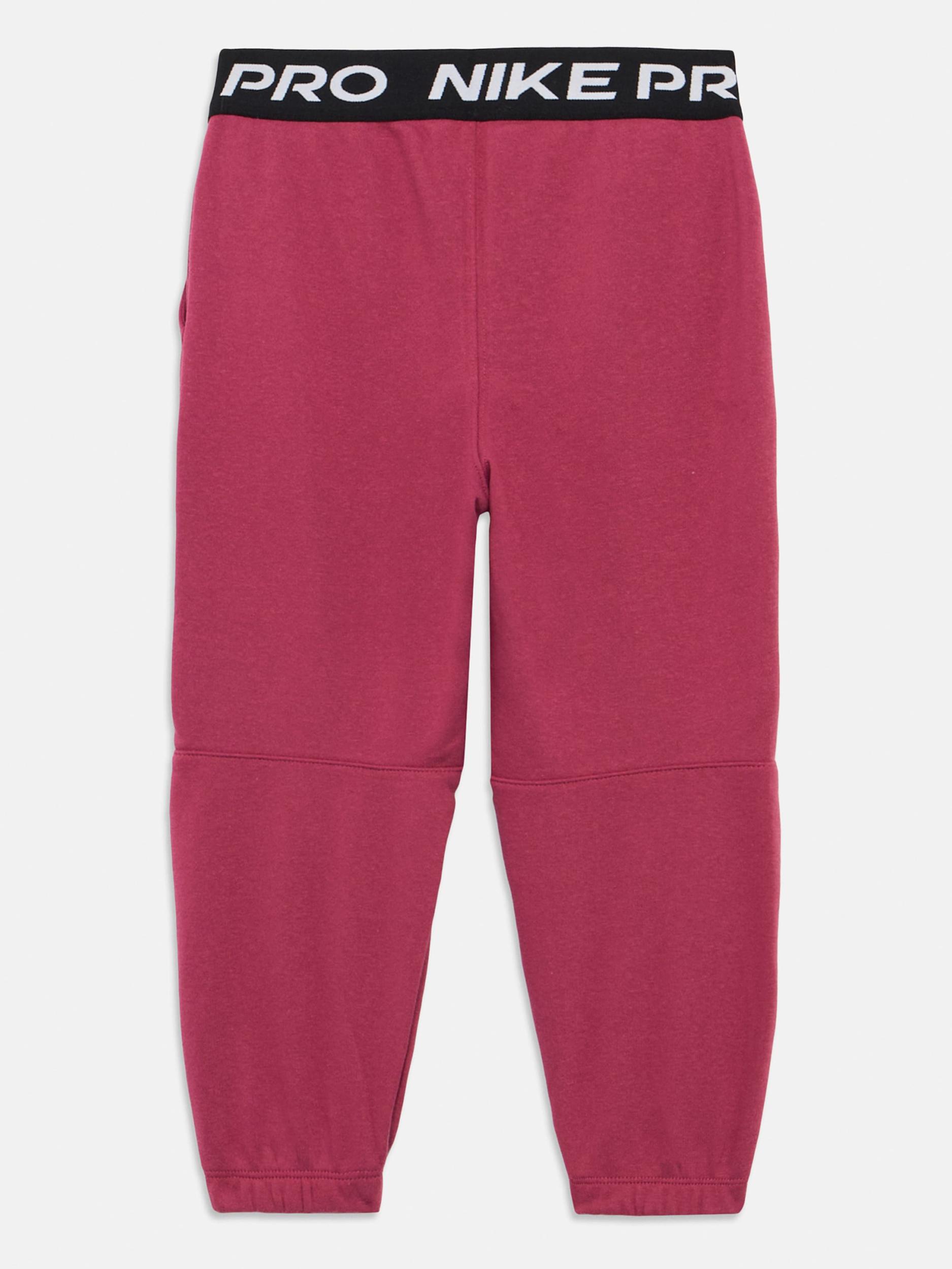 Nike Sportswear Hlače 'PRO' roza / črna / bela