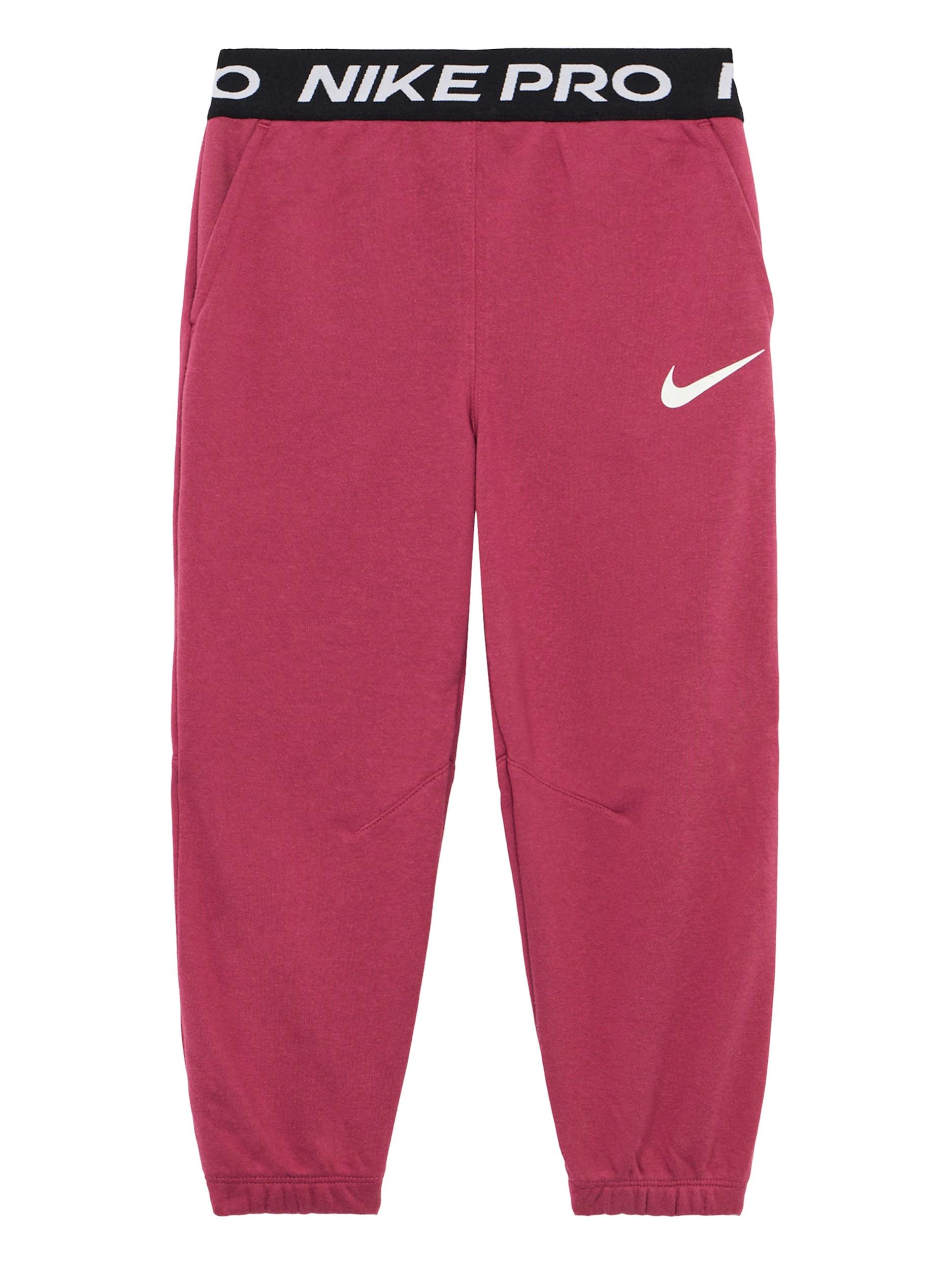 Nike Sportswear Hlače 'PRO' roza / črna / bela