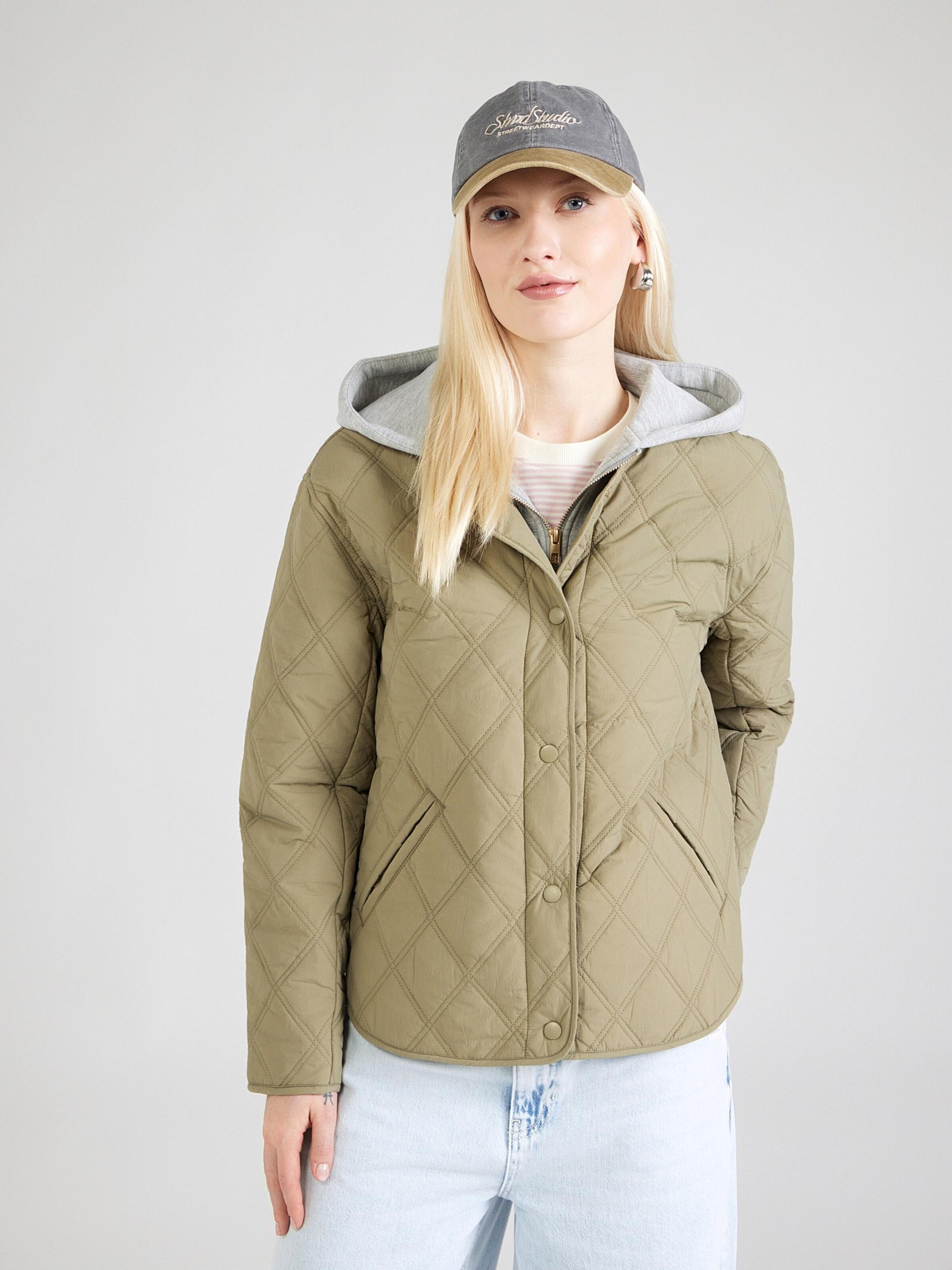 ONLY Prehodna jakna 'ONLRisso' pegasto siva / kaki