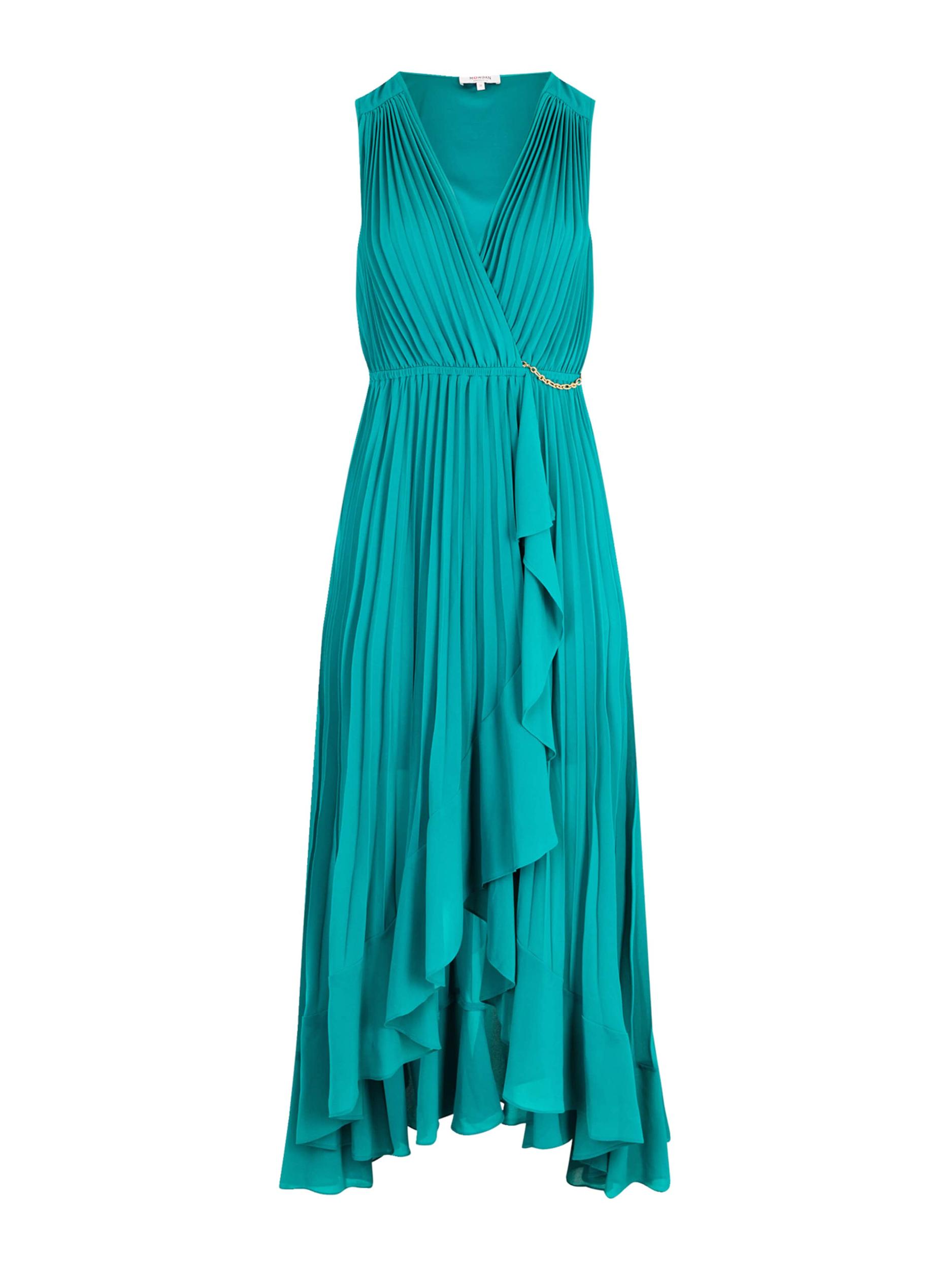 Morgan Večerna obleka cijansko modra