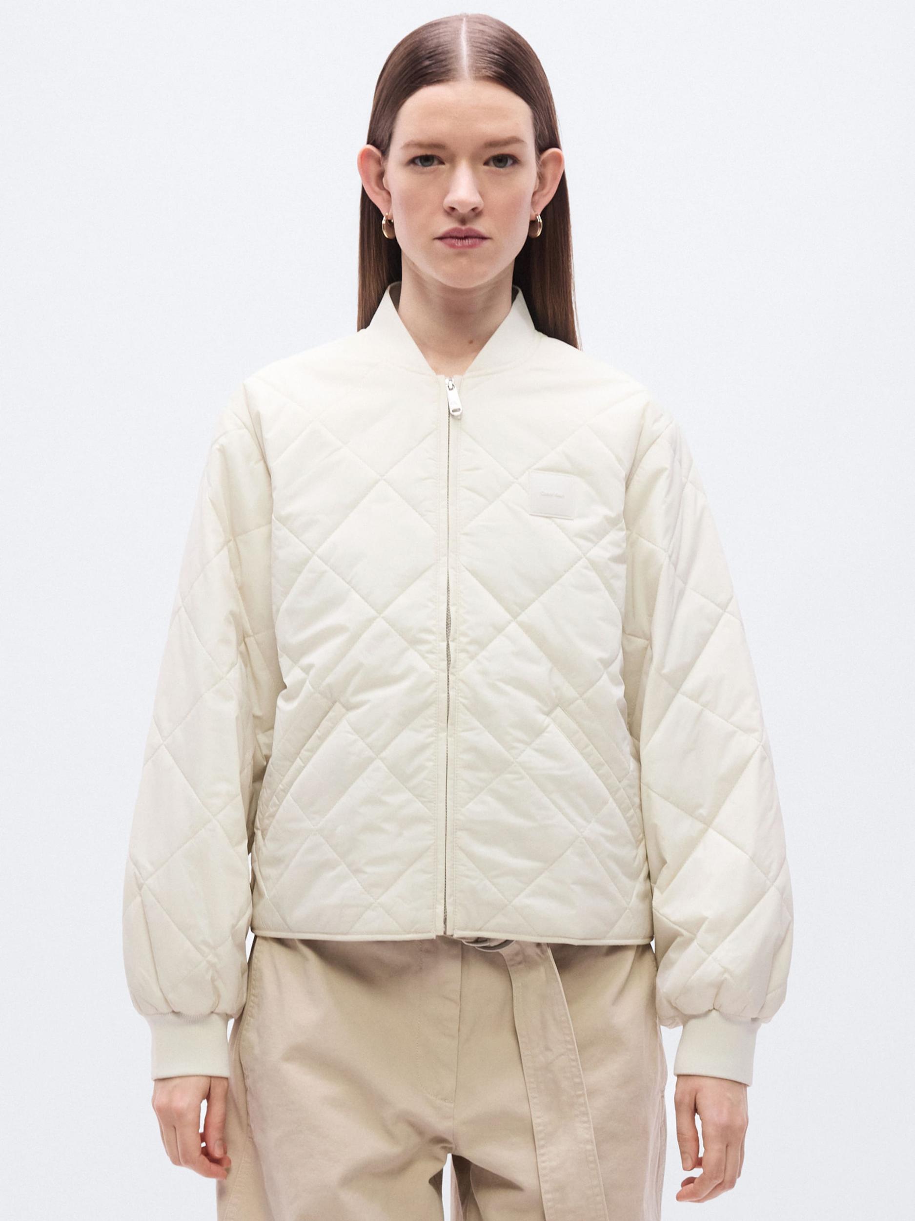 Calvin Klein Jeans Prehodna jakna naravno bela