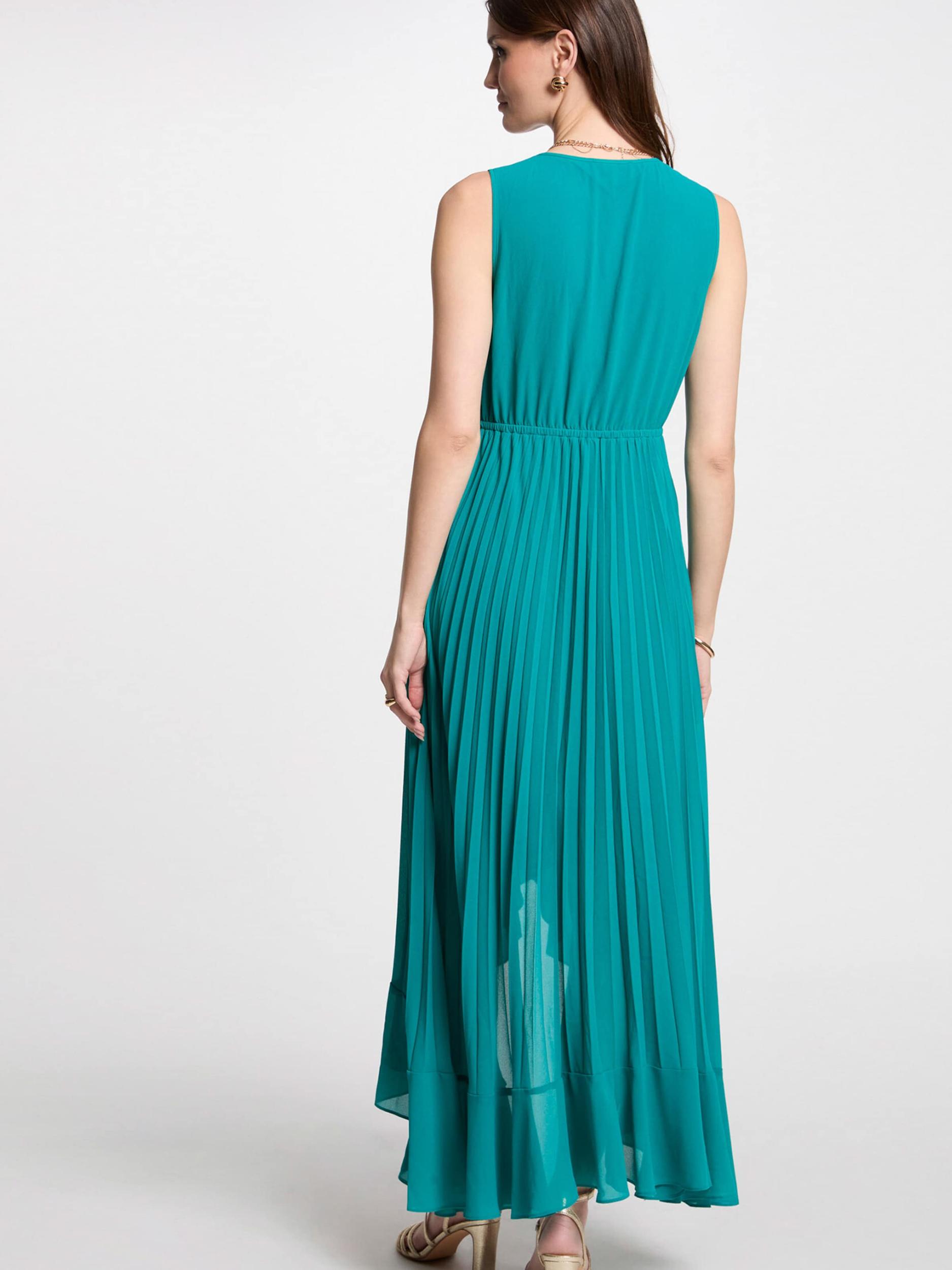 Morgan Večerna obleka cijansko modra