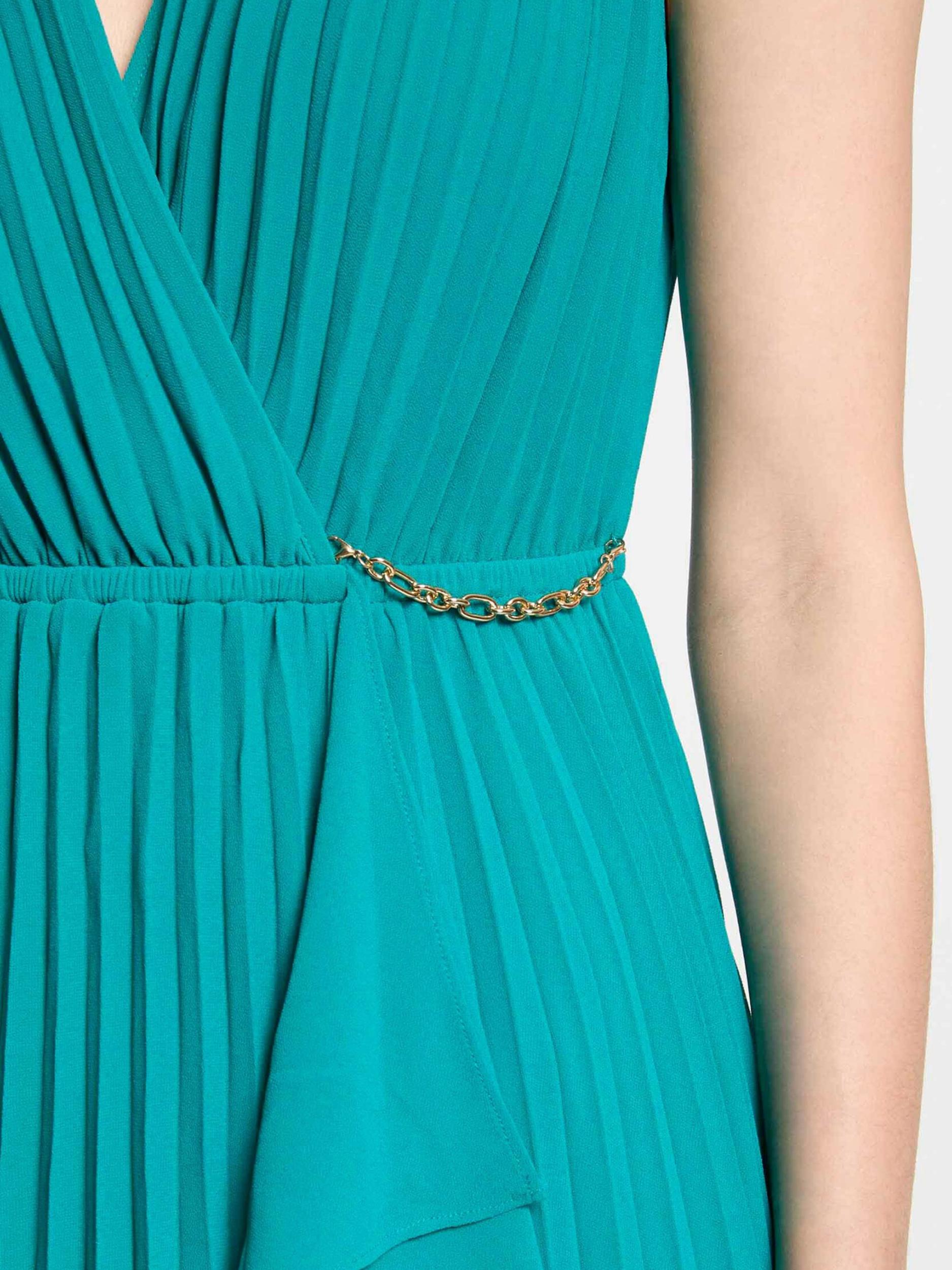 Morgan Večerna obleka cijansko modra