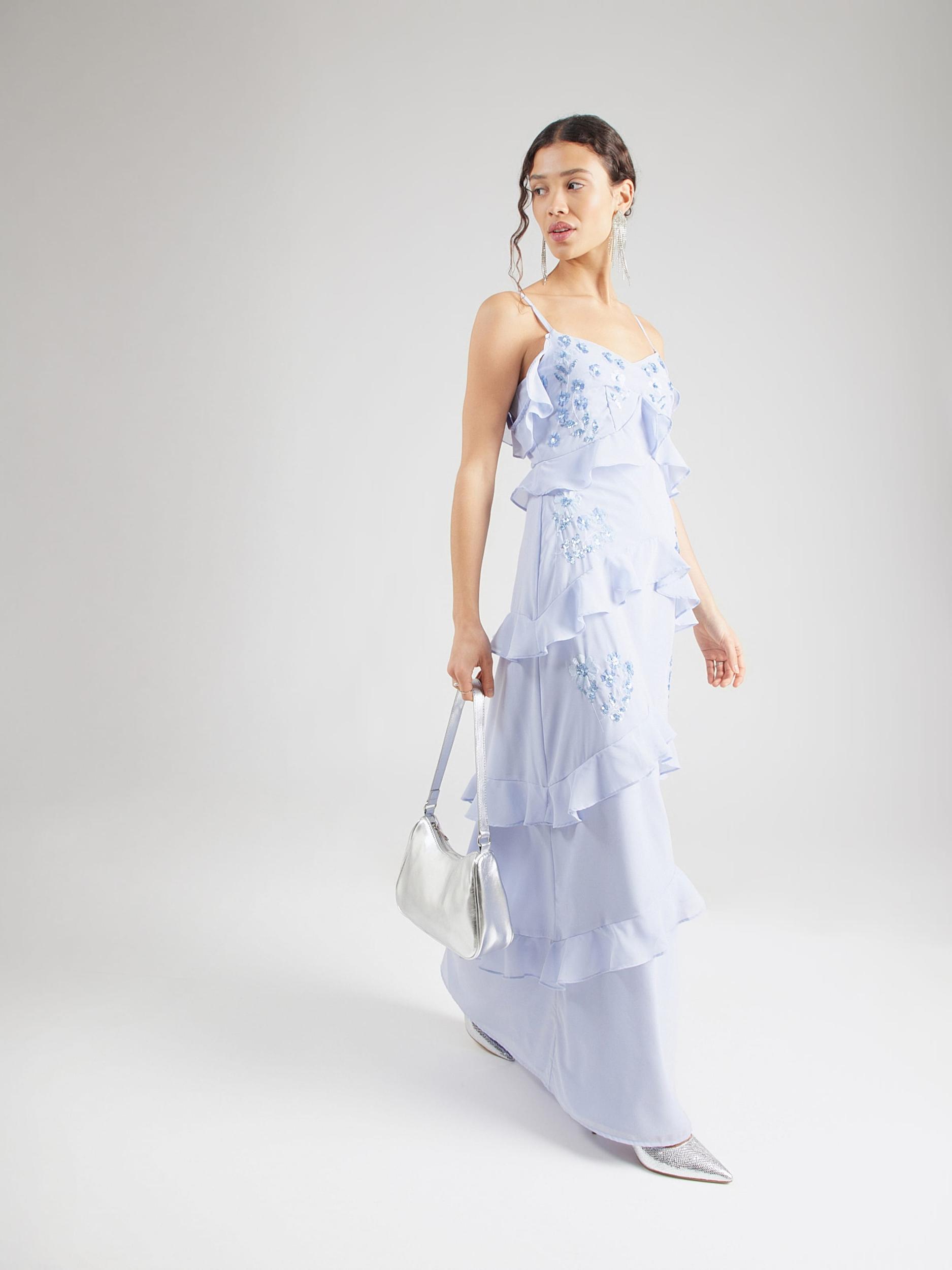 Maya Deluxe Večerna obleka modra / pastelno modra