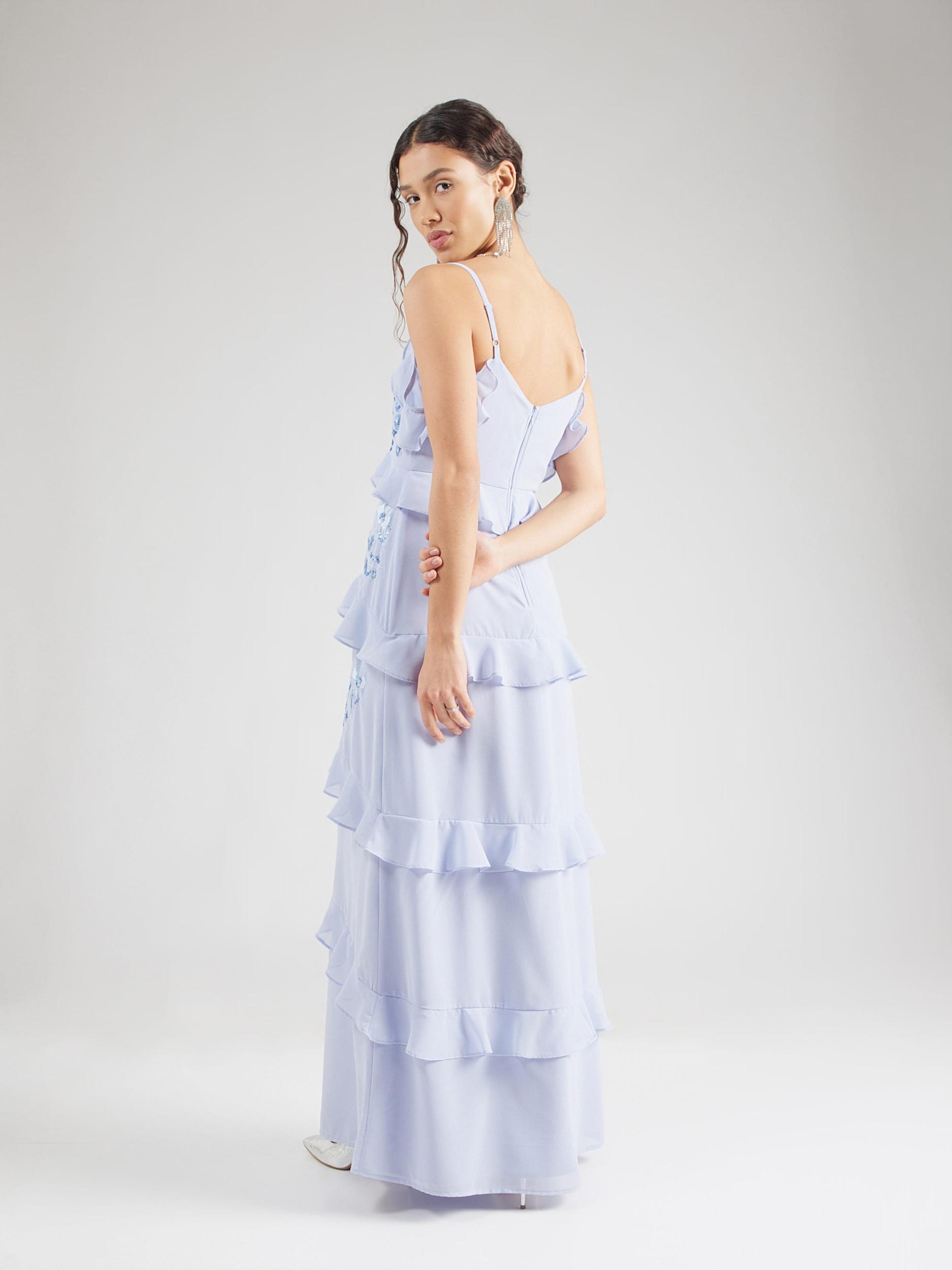 Maya Deluxe Večerna obleka modra / pastelno modra