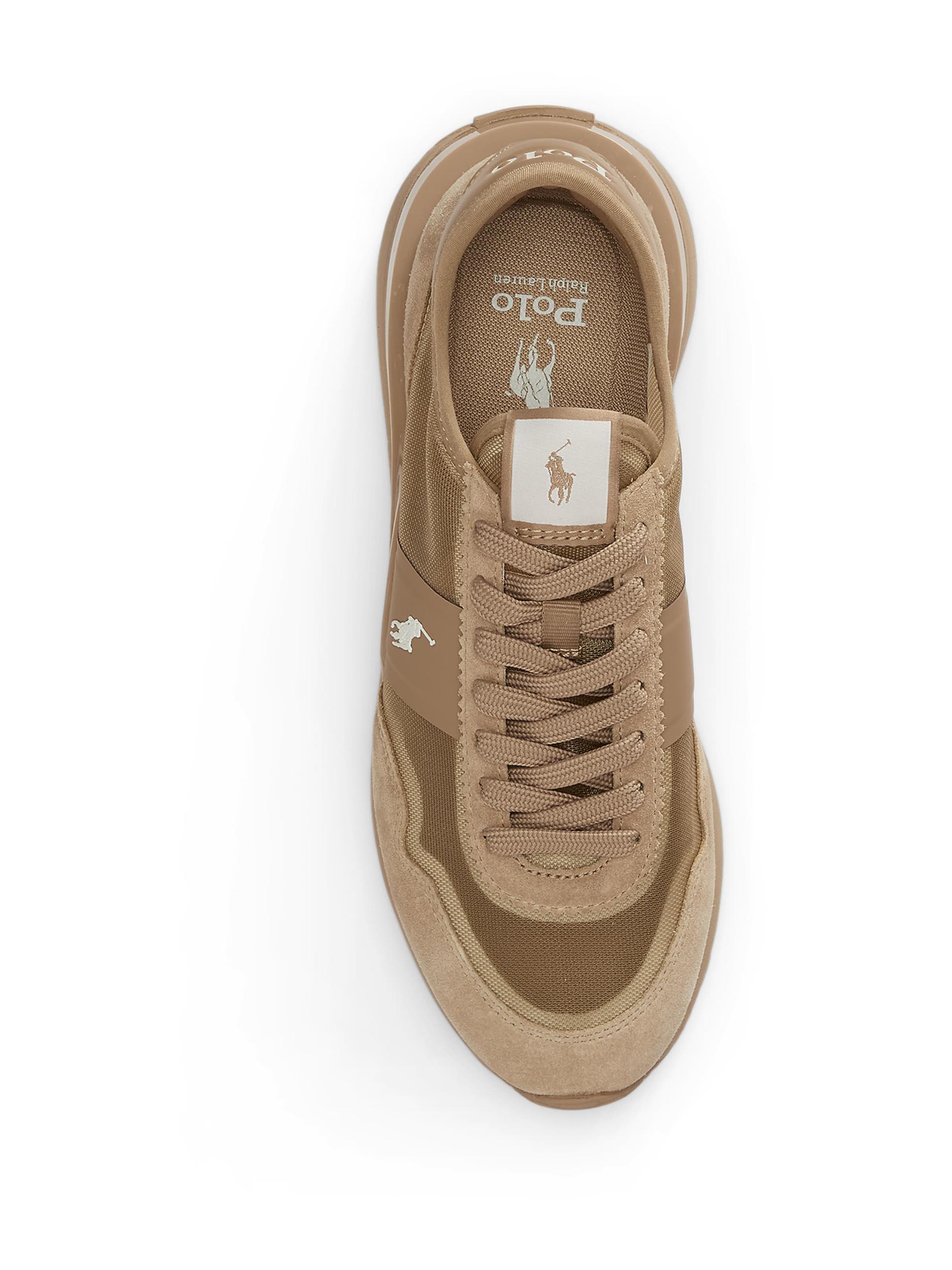 Polo Ralph Lauren Nizke superge 'TRAIN 89' svetlo rjava