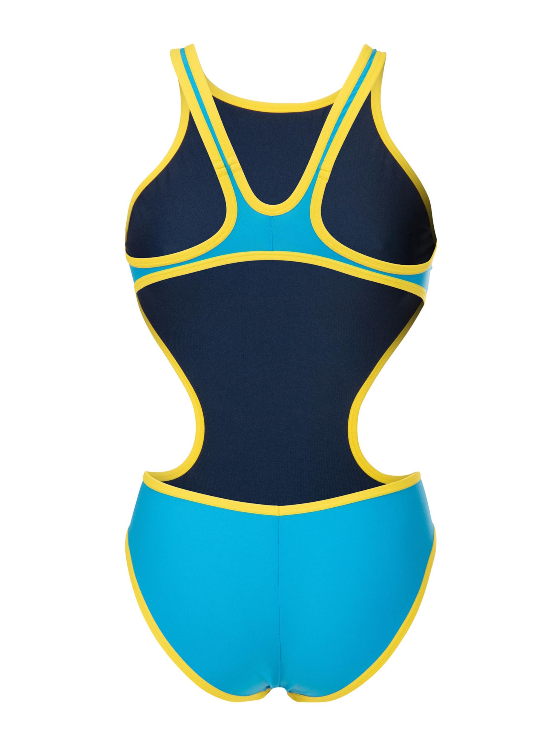 ARENA Enodelne kopalke 'ONE BIGLOGO' voda / cijansko modra / rumena / temno roza