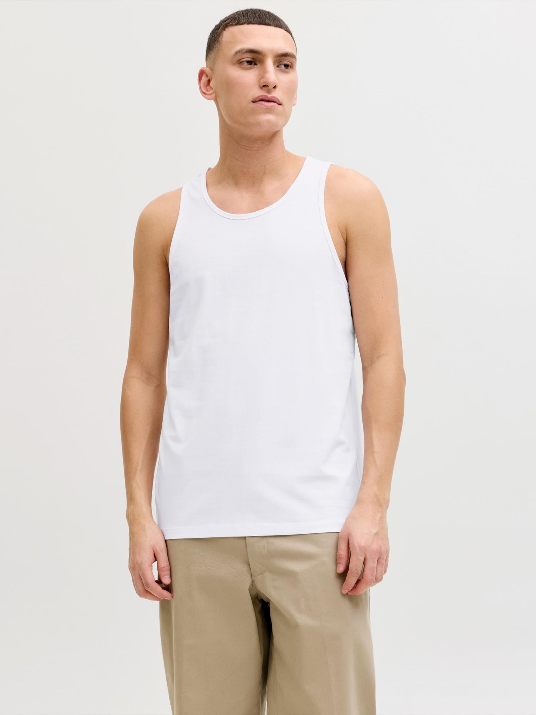 JACK & JONES Majica 'JJEORGANIC' mornarska / črna / bela