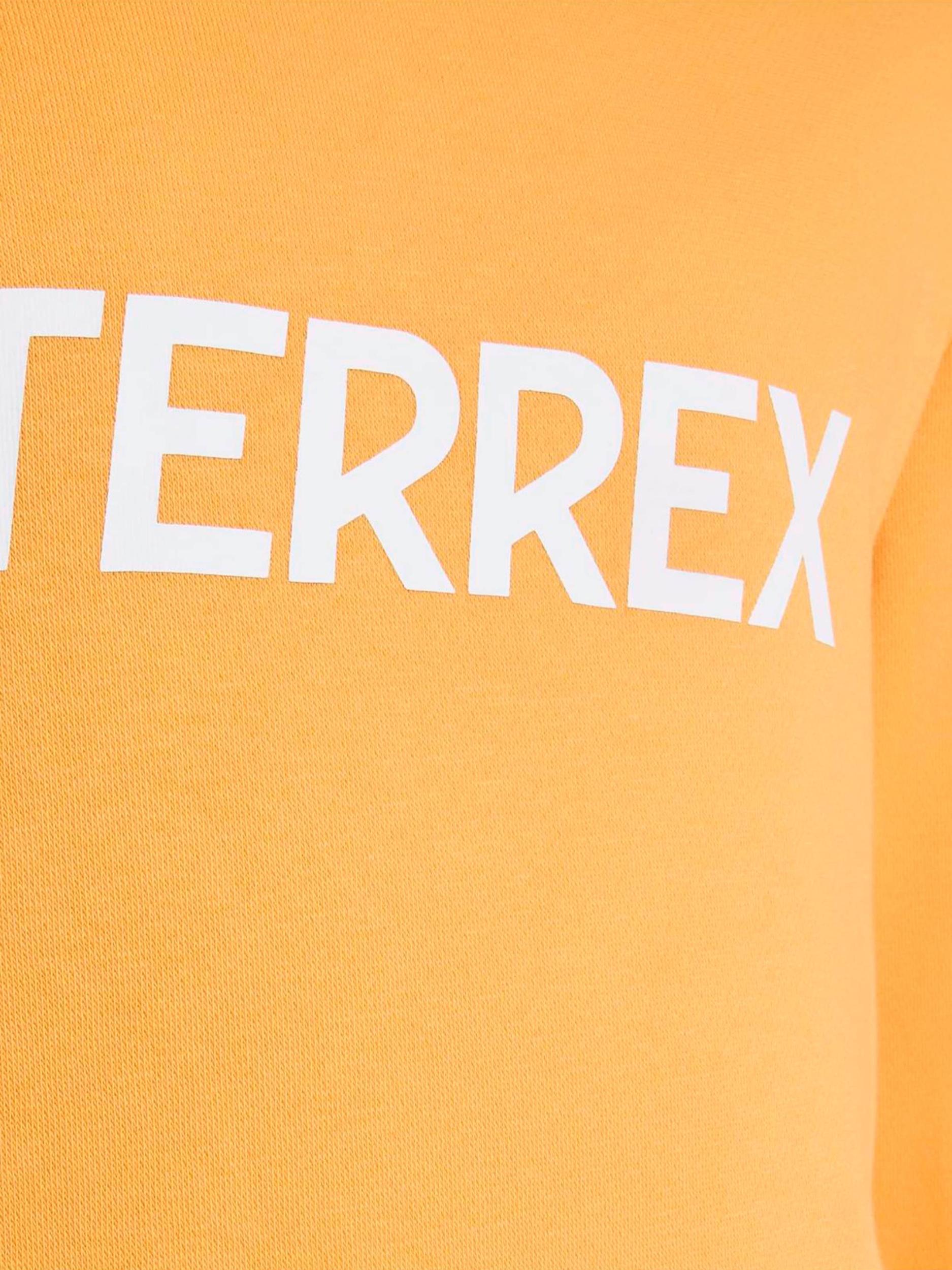 ADIDAS TERREX Športna majica oranžna / bela