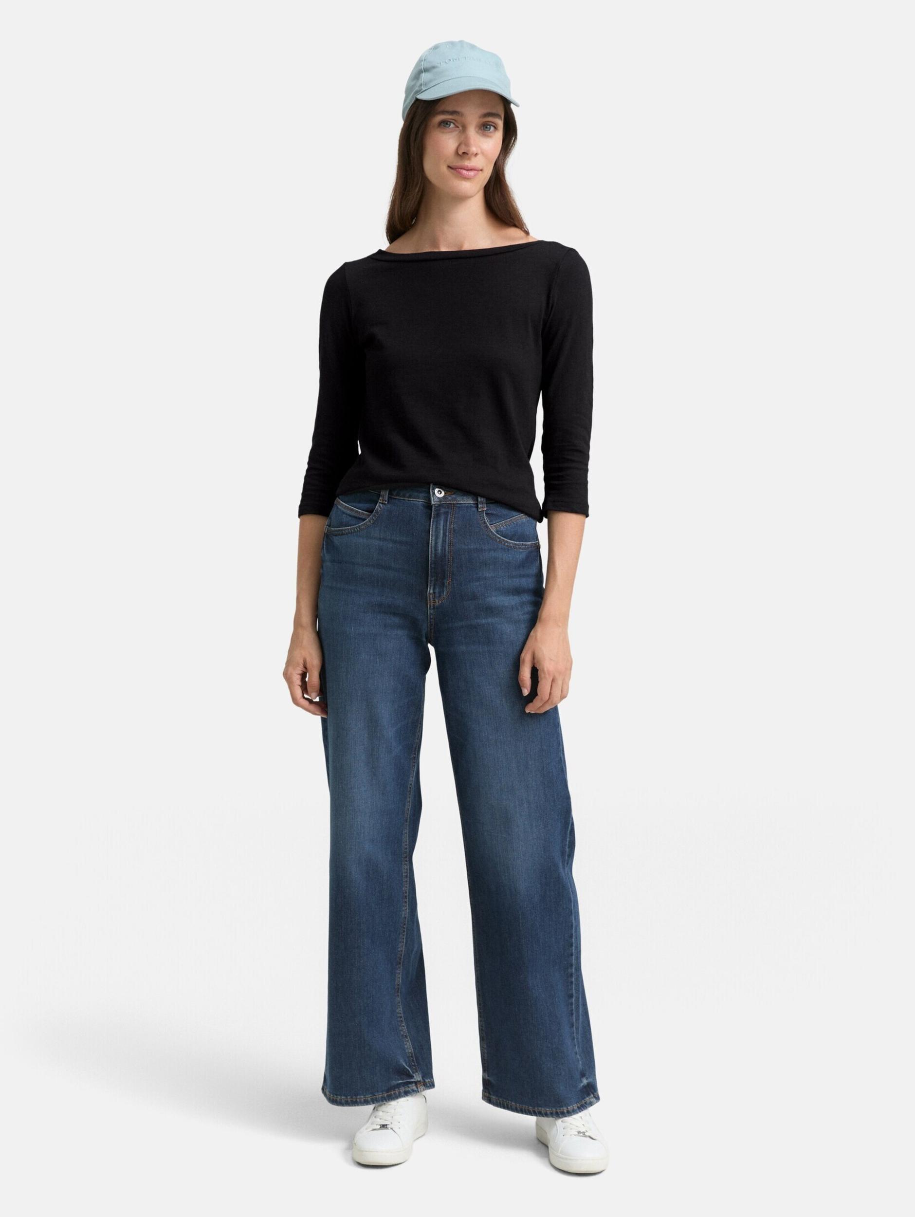 TOM TAILOR Majica črna