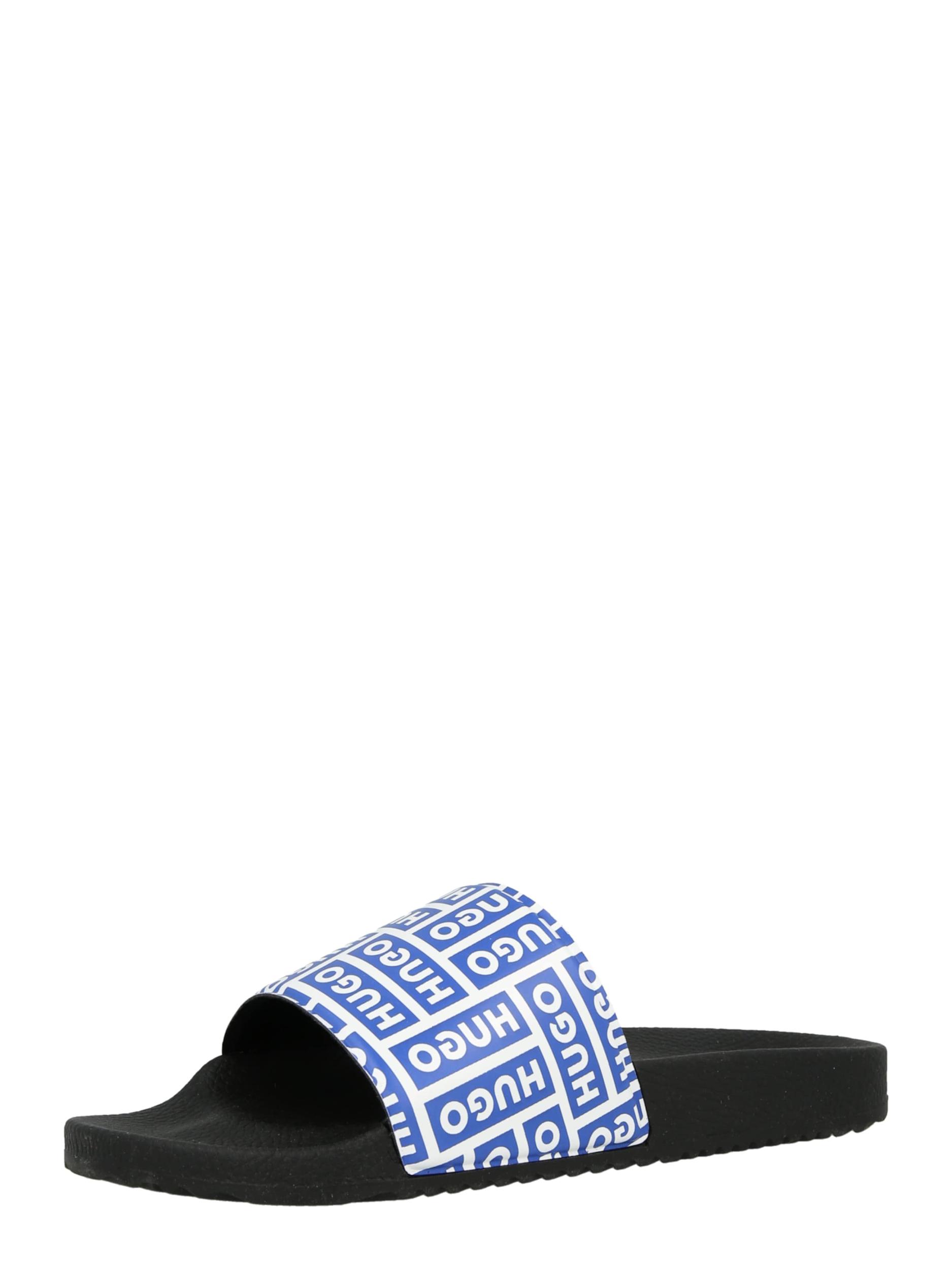 HUGO Nizki natikači 'Timein' modra / bela