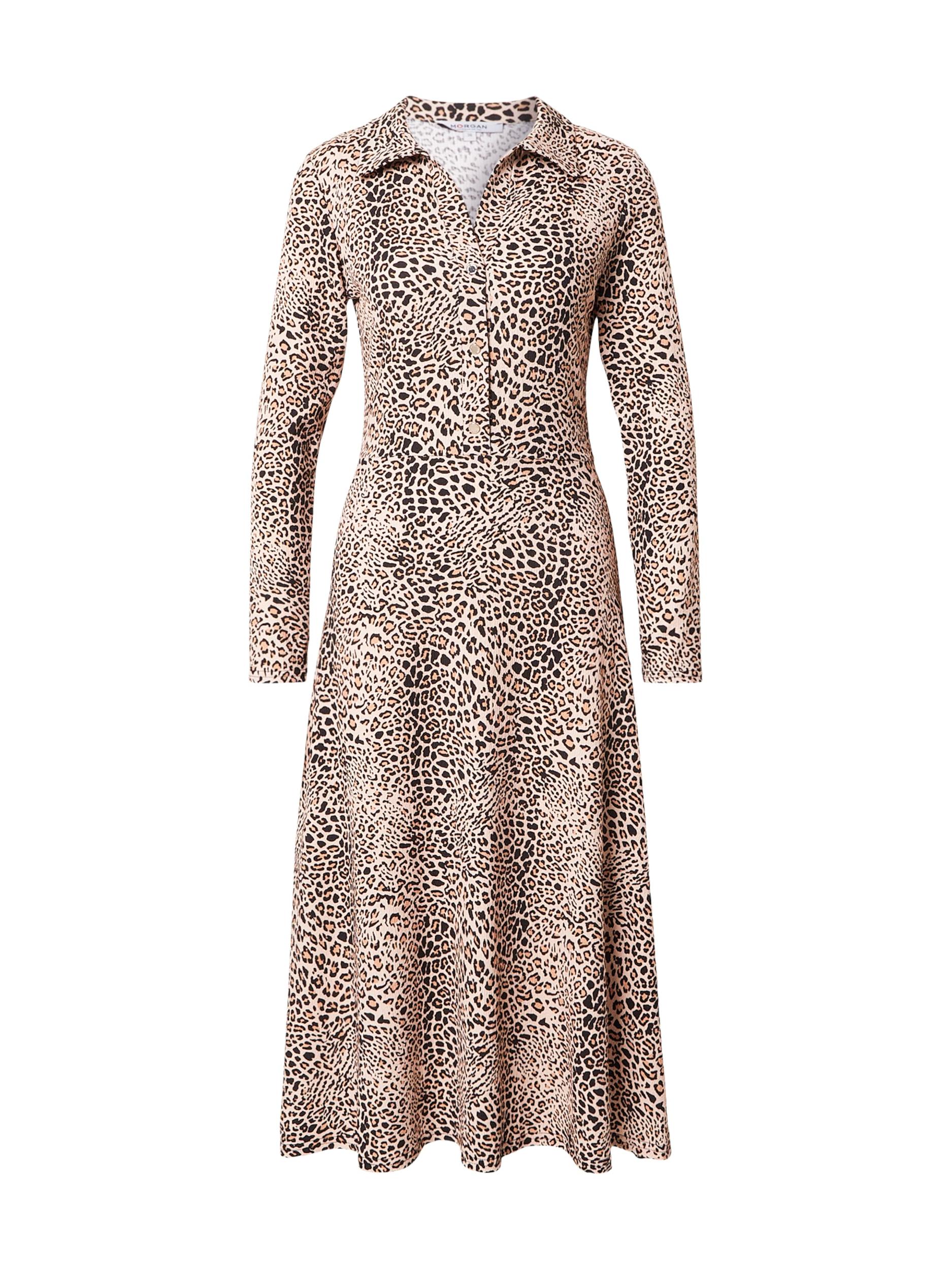 Morgan Dolga srajca '261-RINGO' bež / konjak / črna