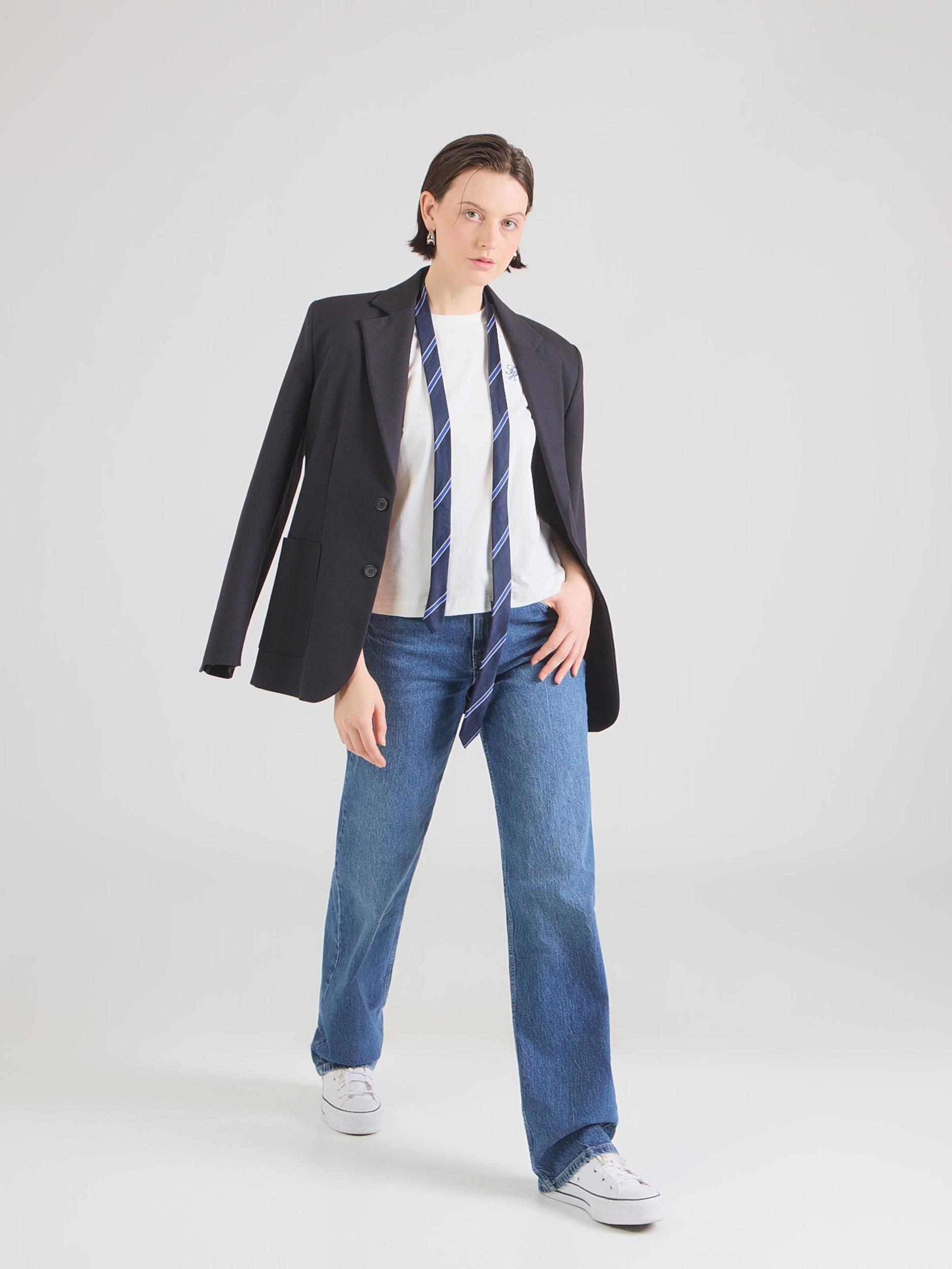 TOMMY HILFIGER Majica modra / bela