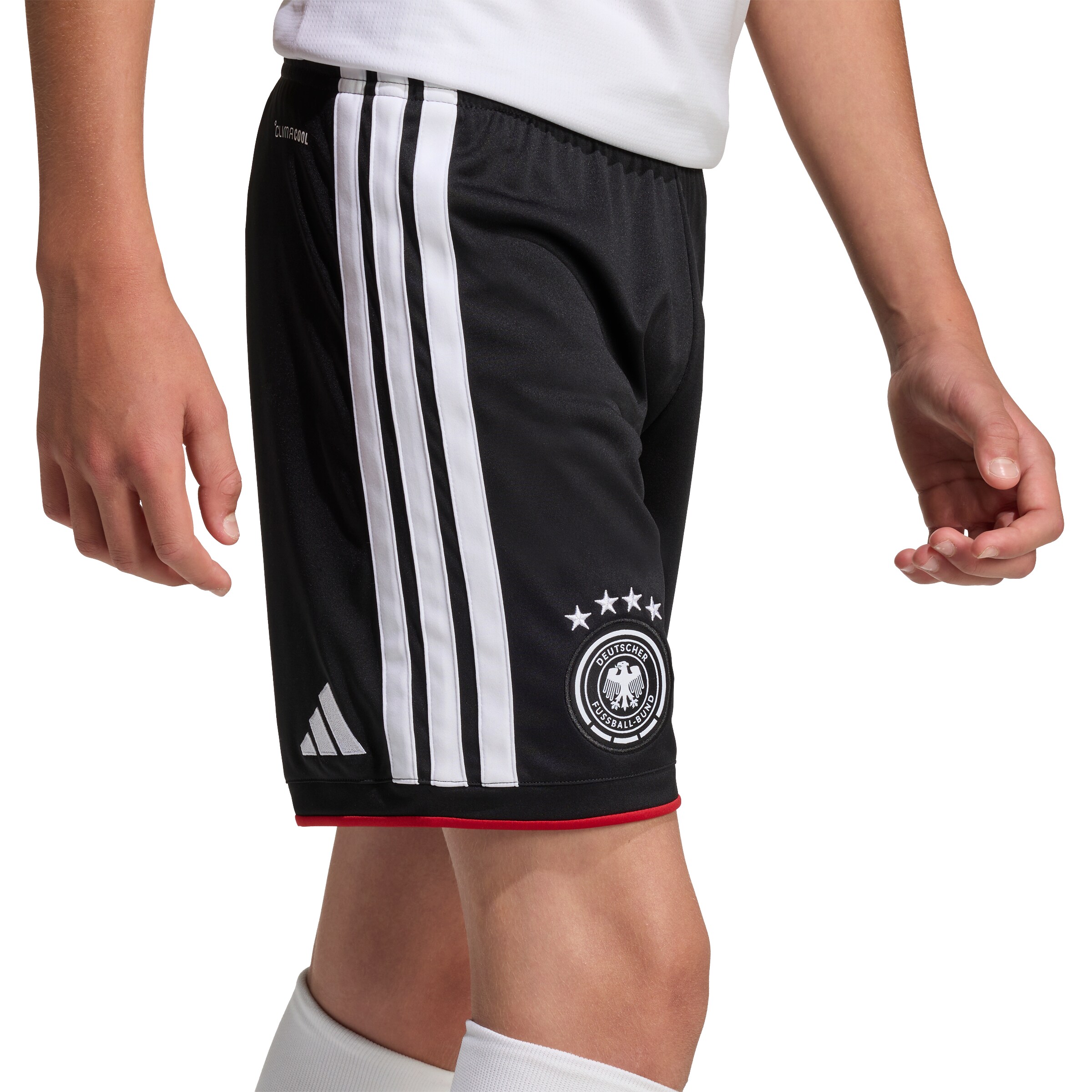 ADIDAS PERFORMANCE Športne hlače 'Deutschland 26' črna / off-bela