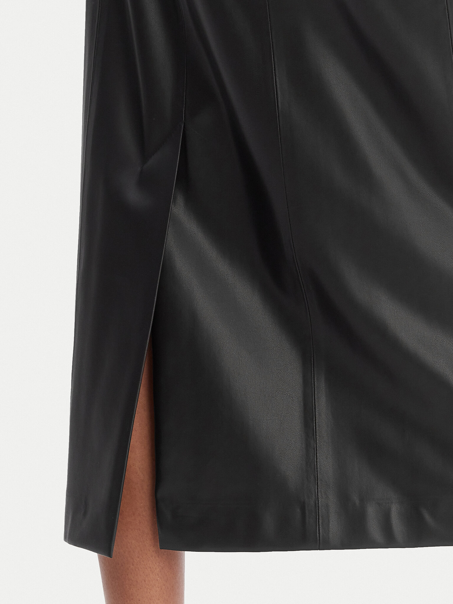 Obleka iz umetnega usnja HUGO