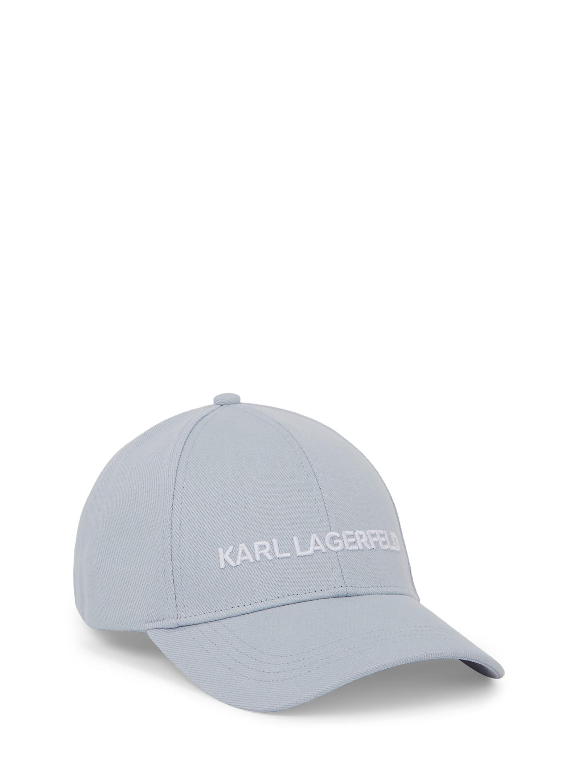 Karl Lagerfeld Kapa svetlo modra / bela