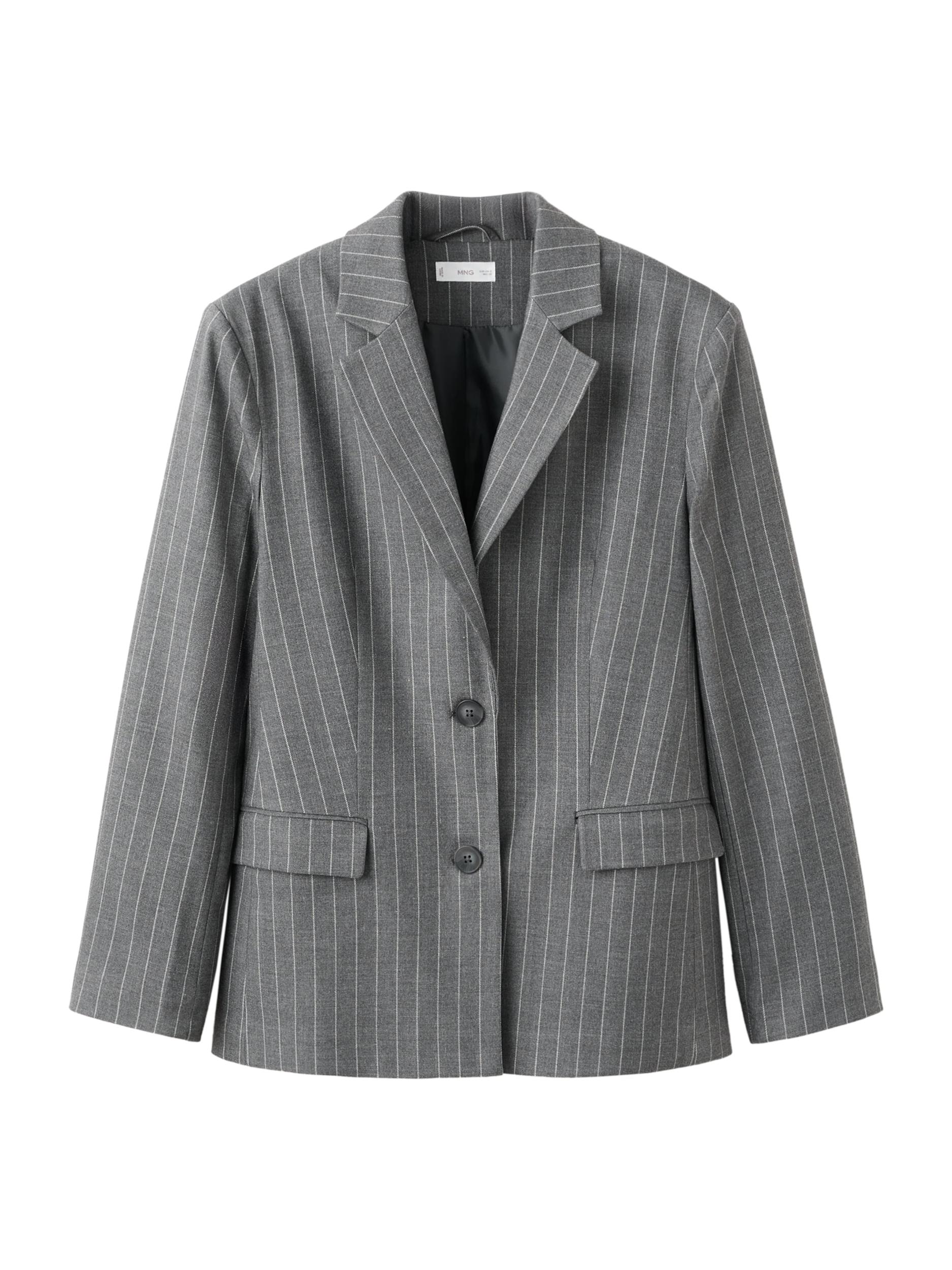 MANGO TEEN Blazer 'Rosep' bež / temno siva