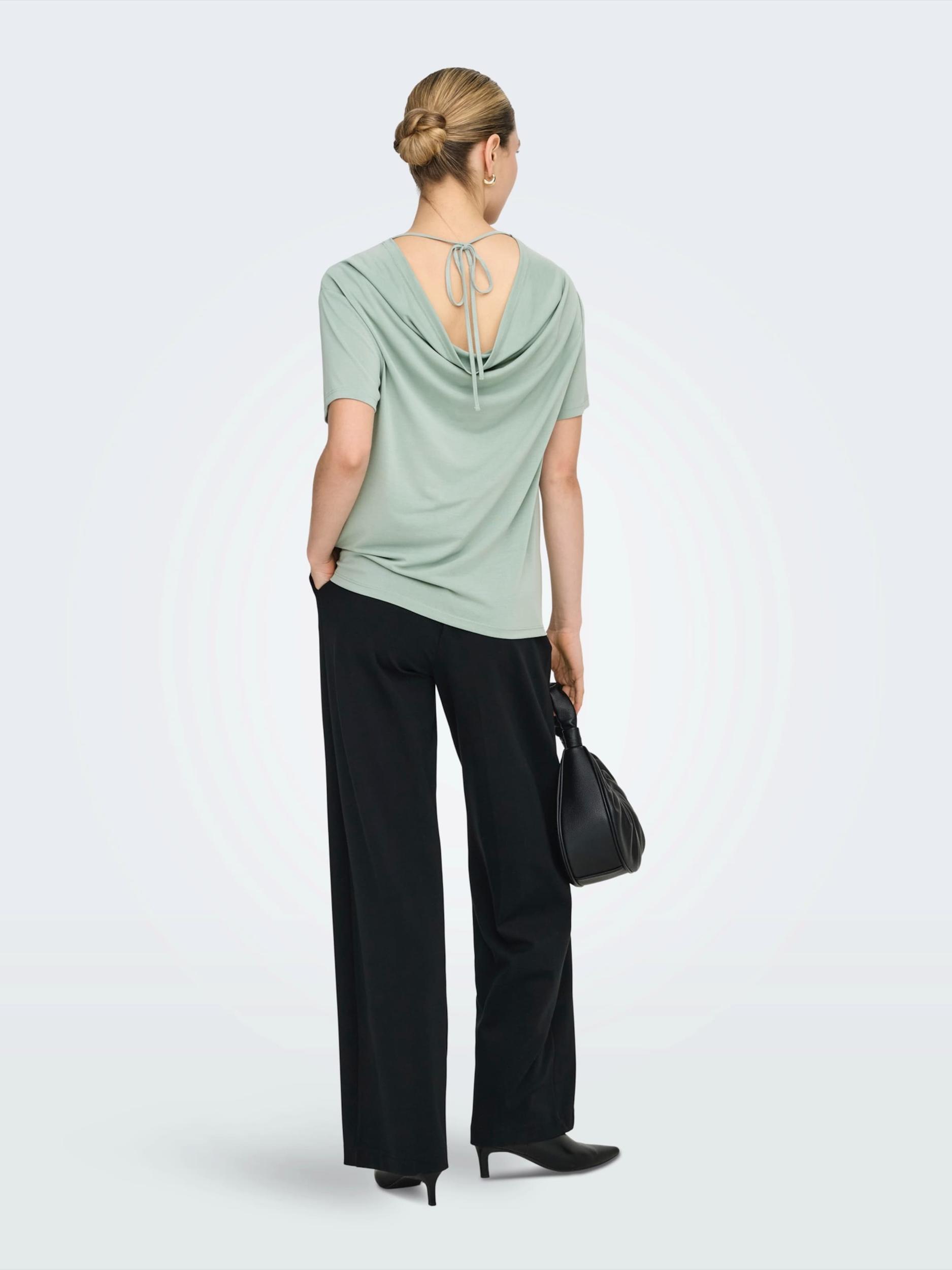 ONLY Majica 'ONLFREE LIFE' pastelno zelena