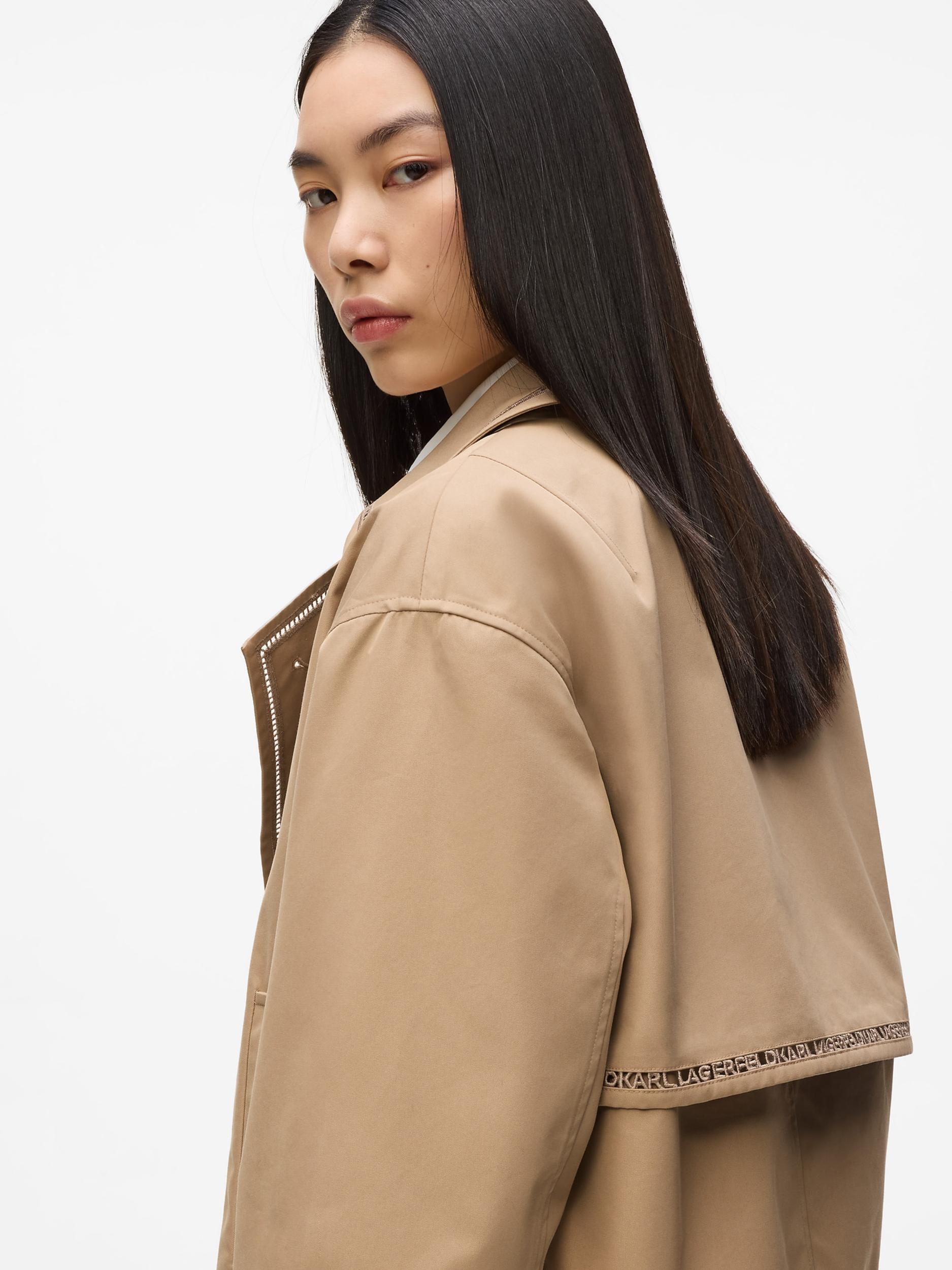 Karl Lagerfeld Prehoden plašč brokat