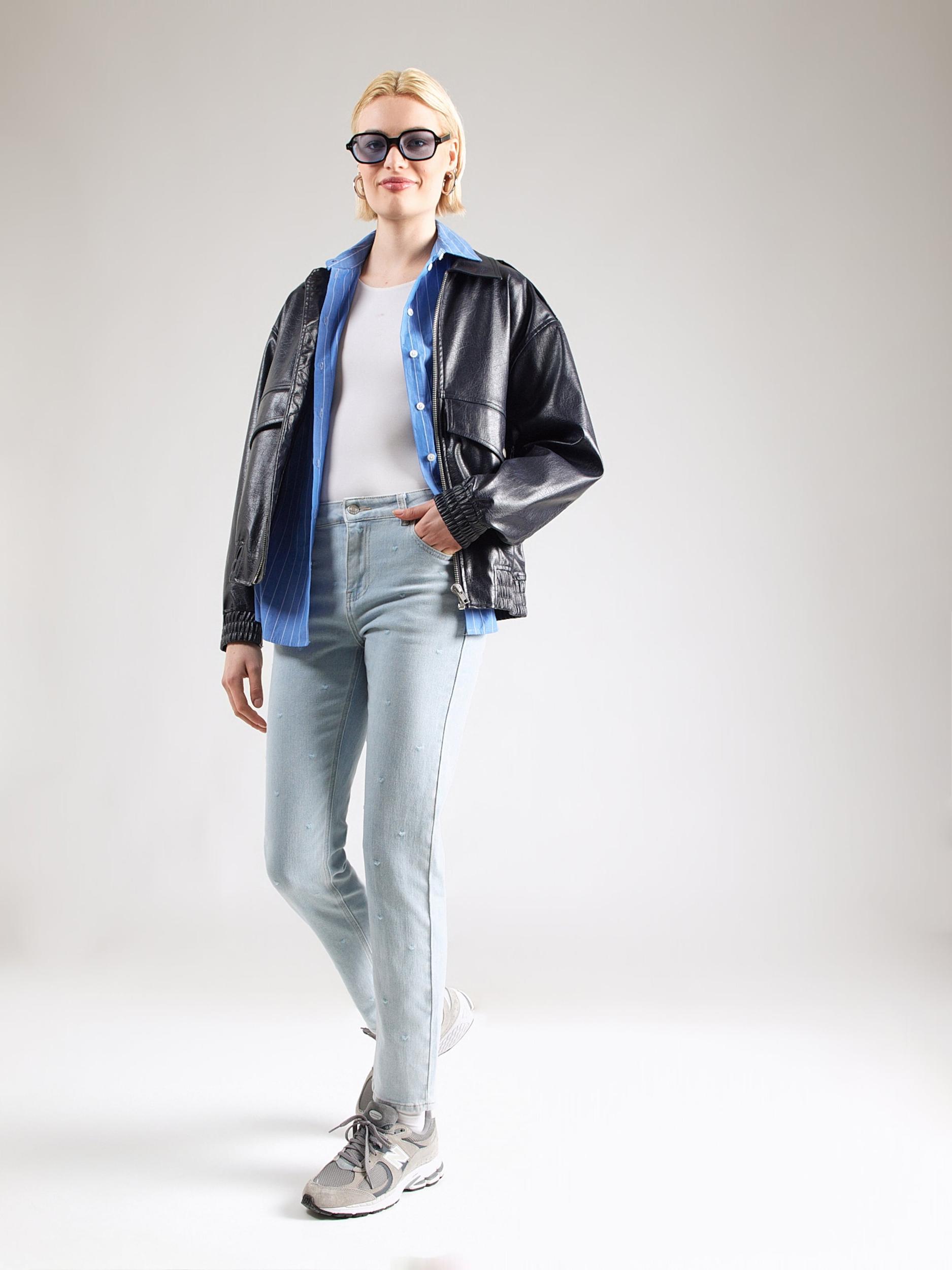 Hailys Kavbojke 'Amour' pastelno modra