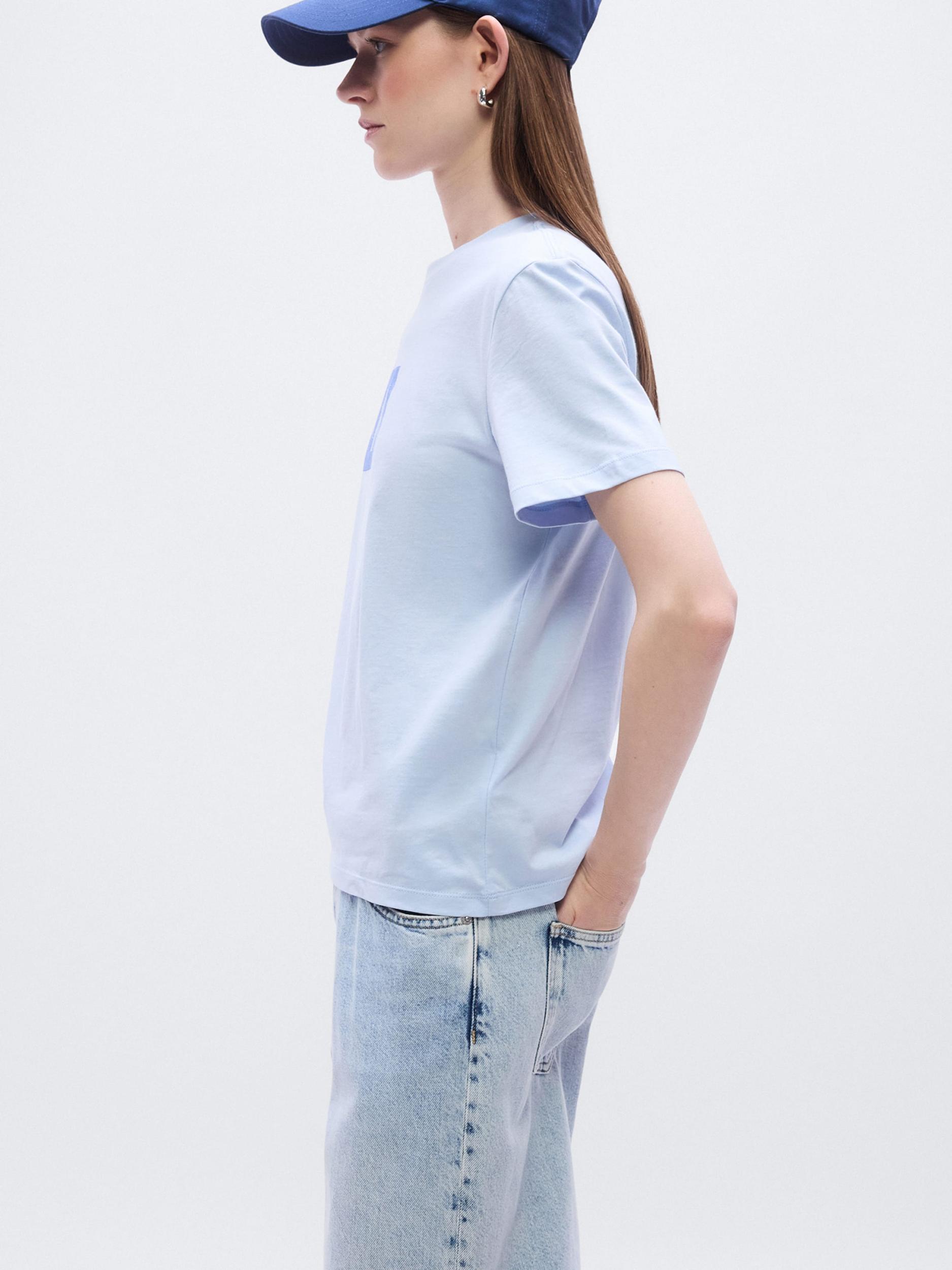 Calvin Klein Jeans Majica modra / svetlo modra