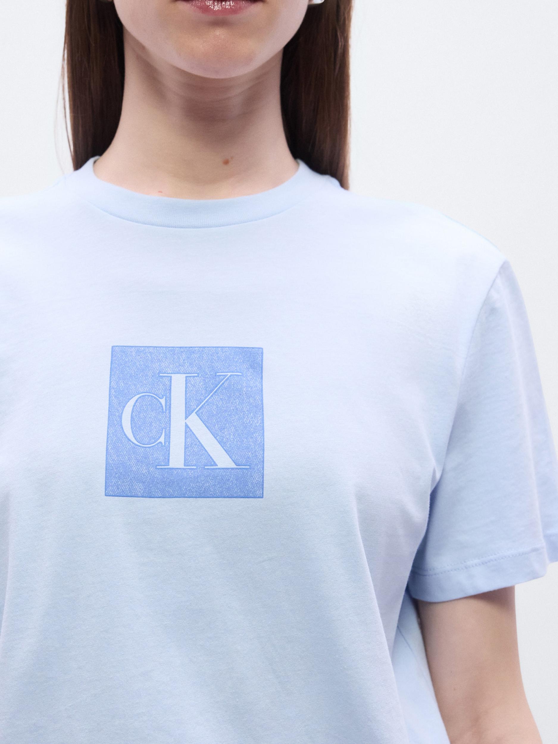 Calvin Klein Jeans Majica modra / svetlo modra