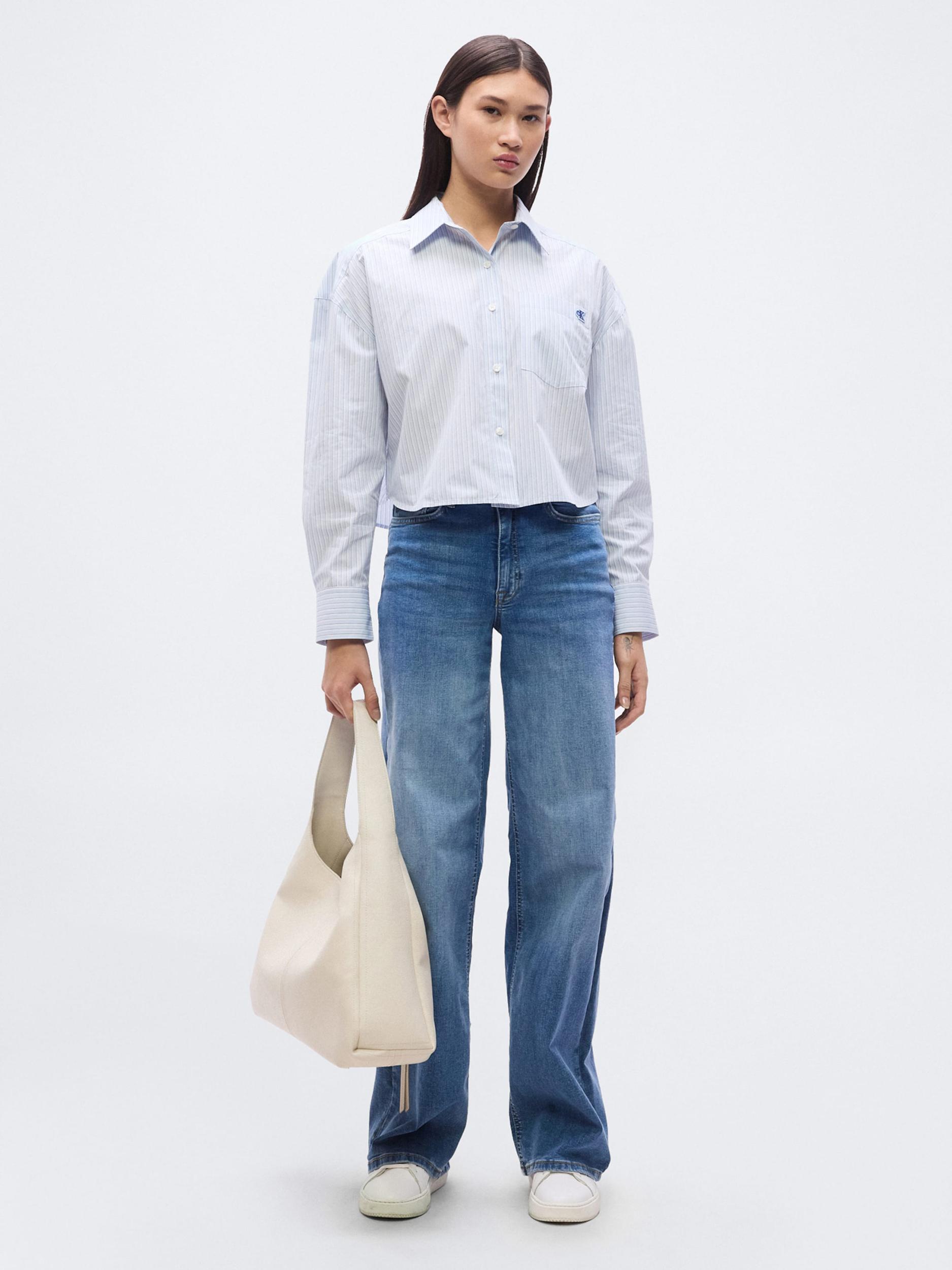 Calvin Klein Jeans Bluza modra