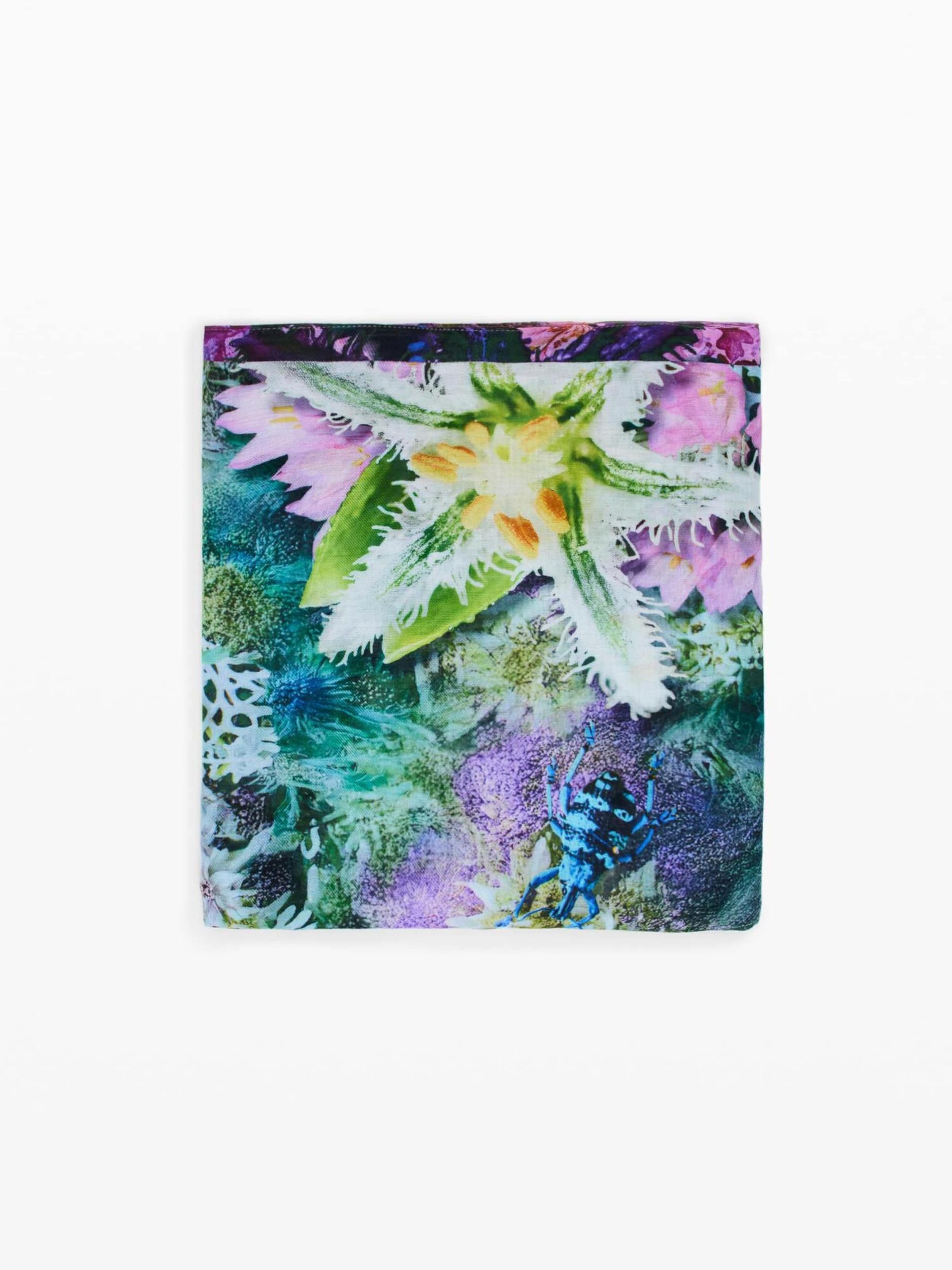 Desigual Šal modra / svetlo modra / zelena / majnica