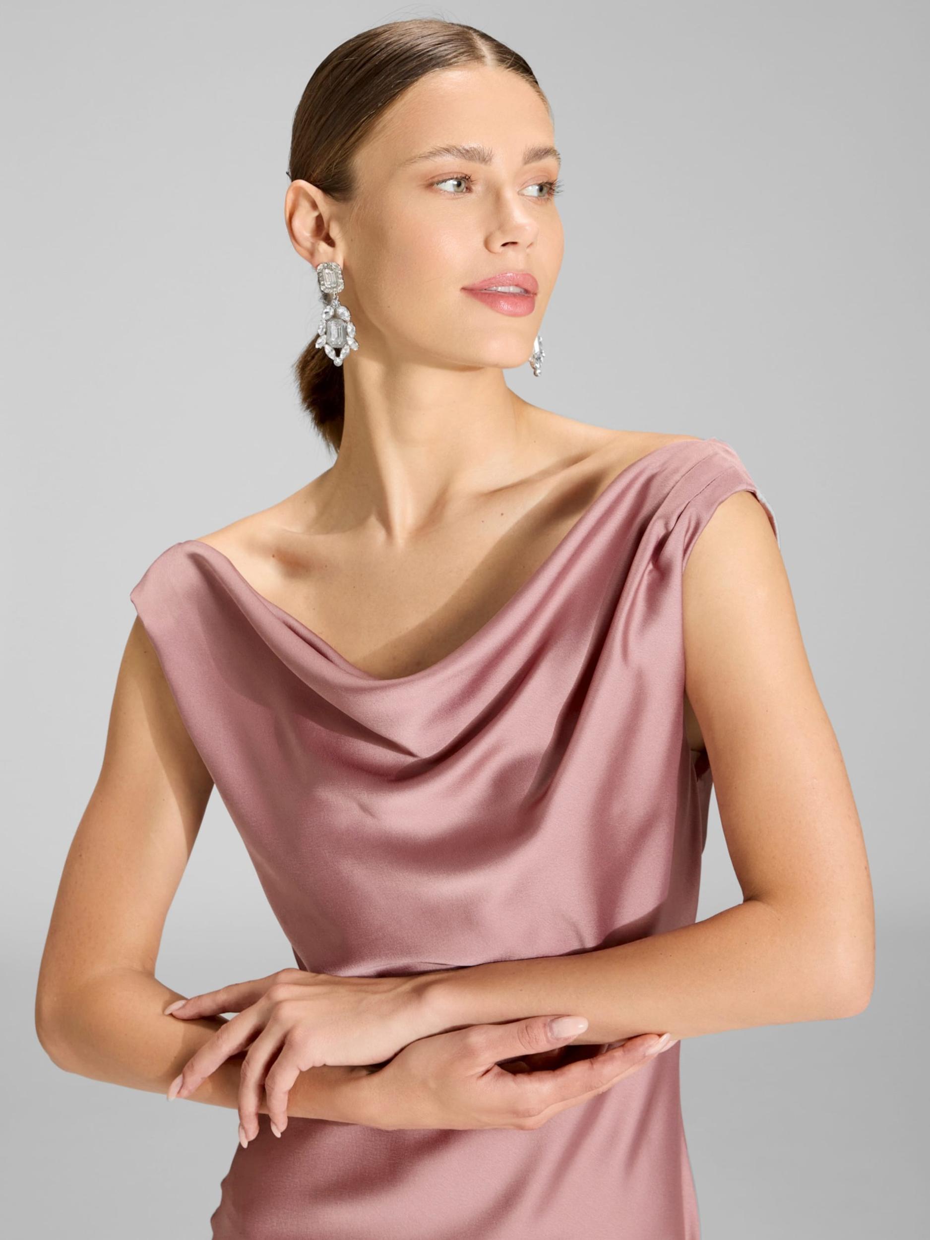 SWING Večerna obleka roza