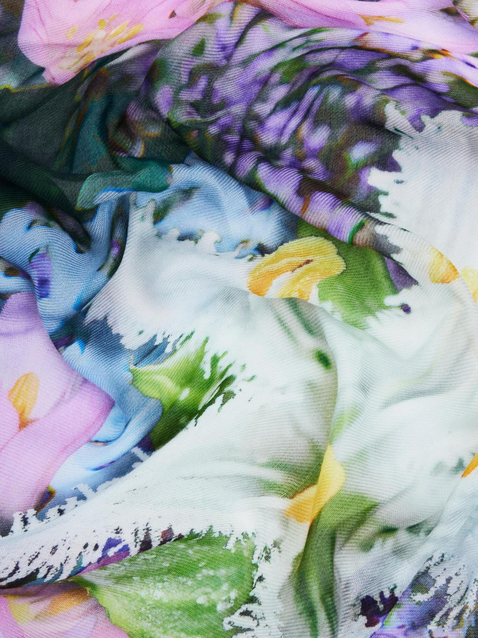 Desigual Šal modra / svetlo modra / zelena / majnica