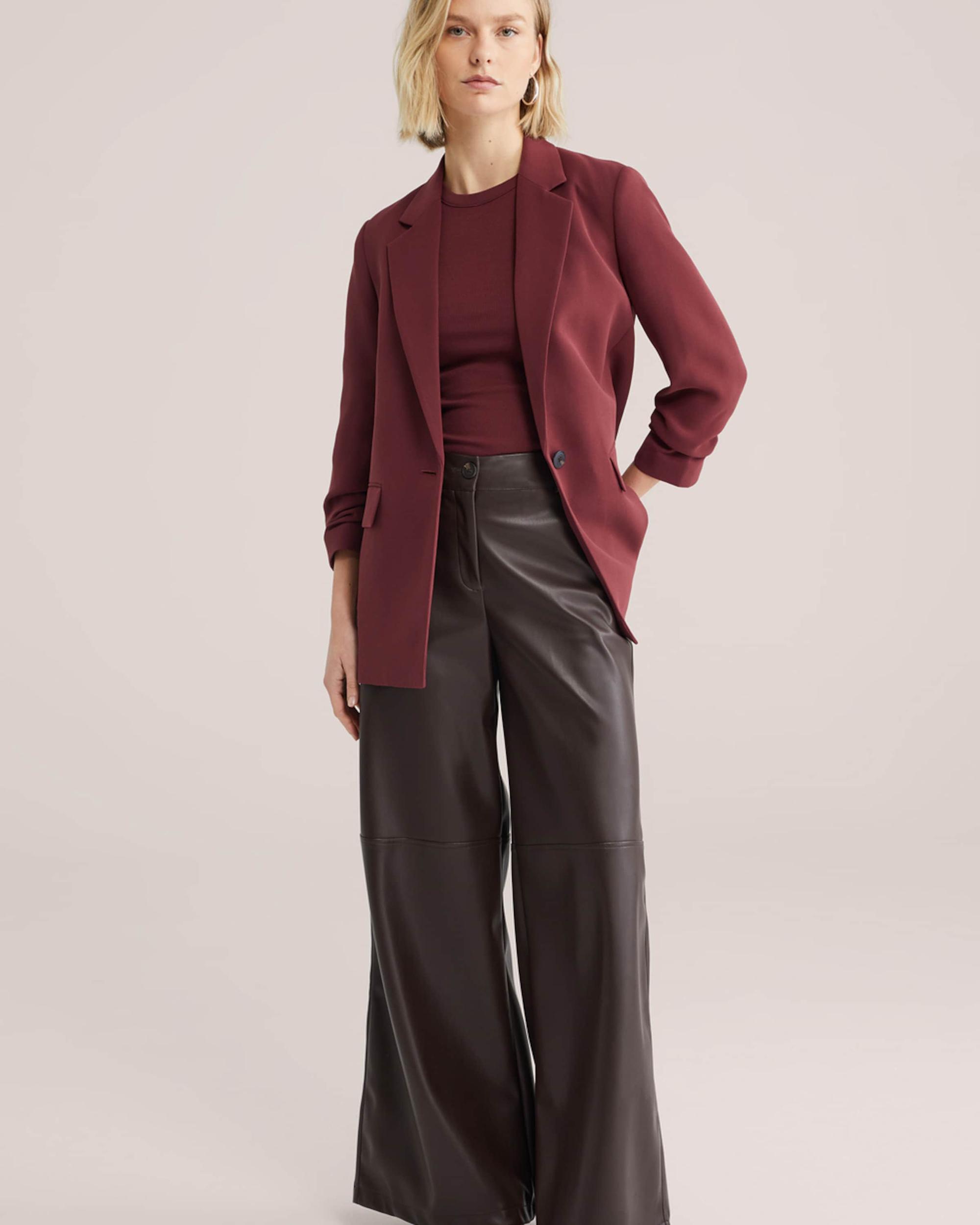 WE Fashion Blazer vinsko rdeča