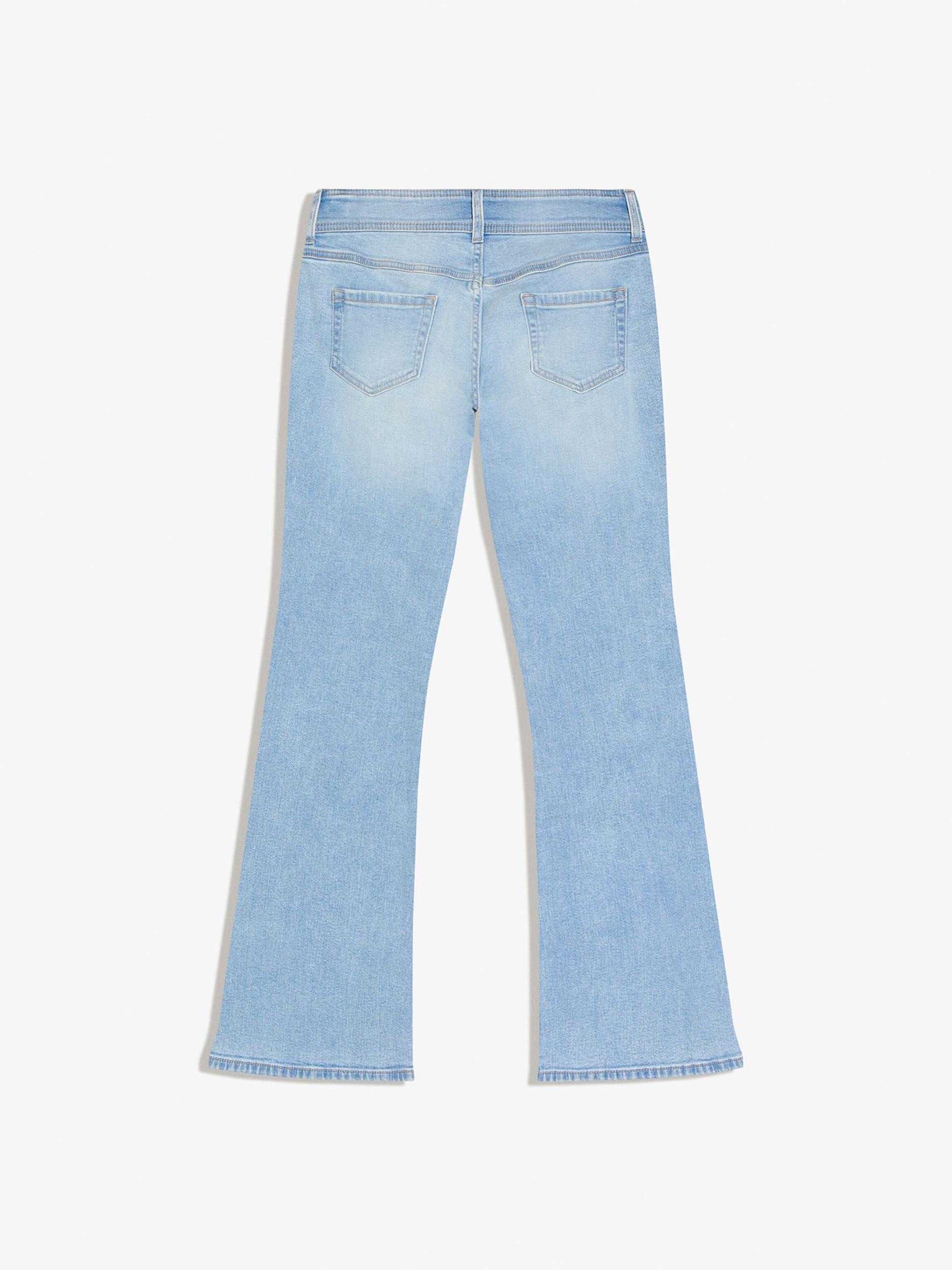Bershka Kavbojke moder denim