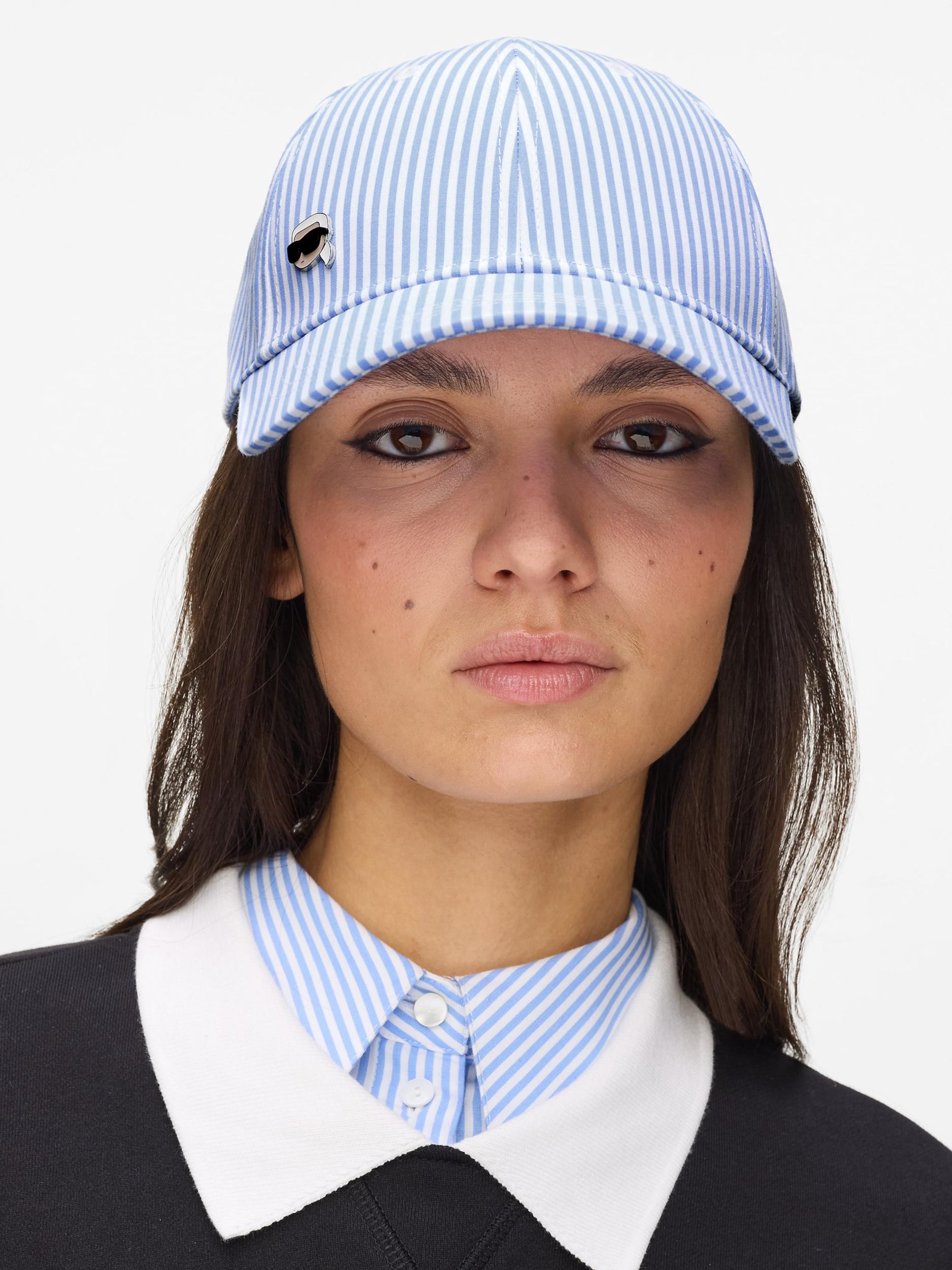 Karl Lagerfeld Kapa 'Ikon' bež / modra / črna / bela