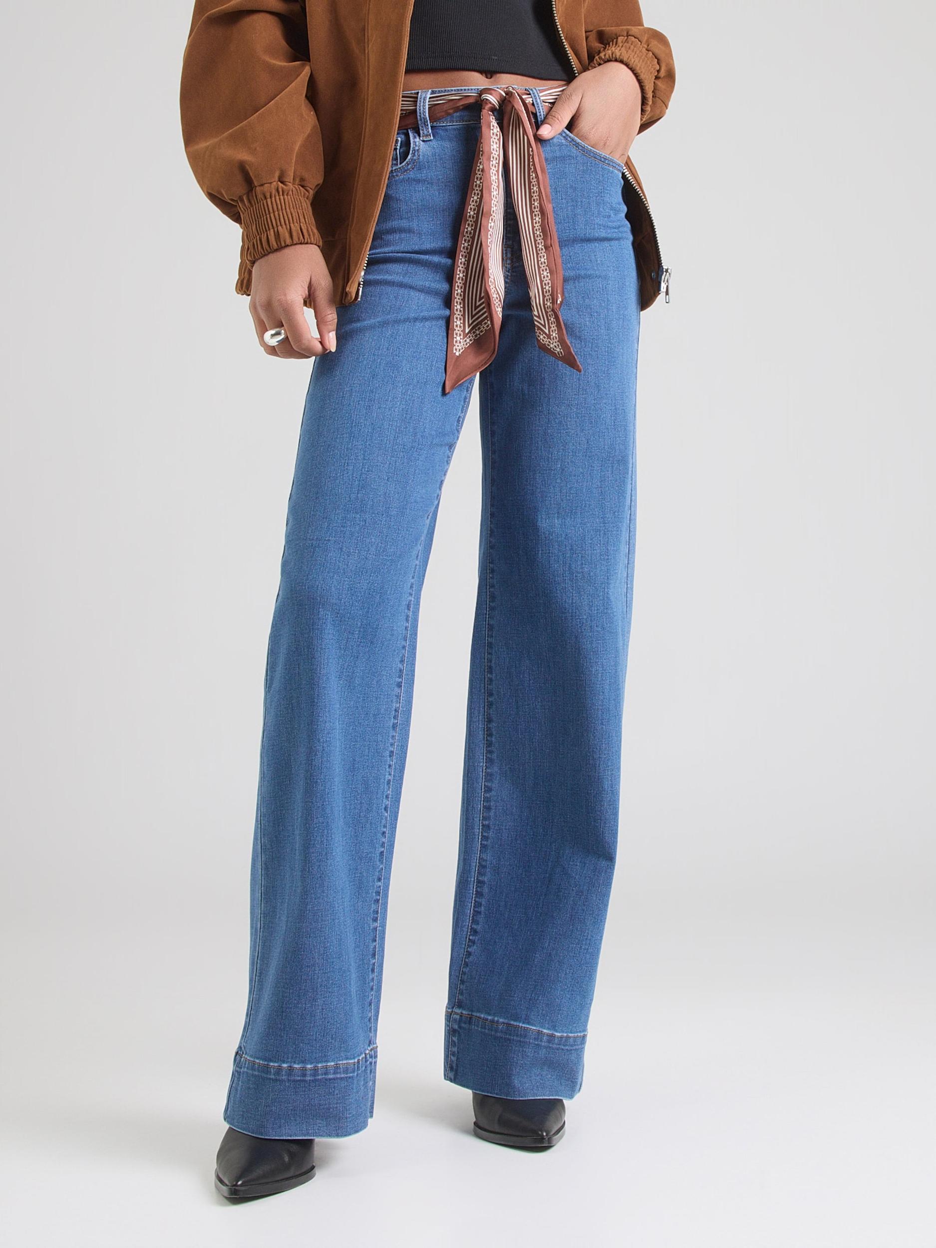 ONLY Kavbojke 'ONLMadison' kremna / modra / čokolada