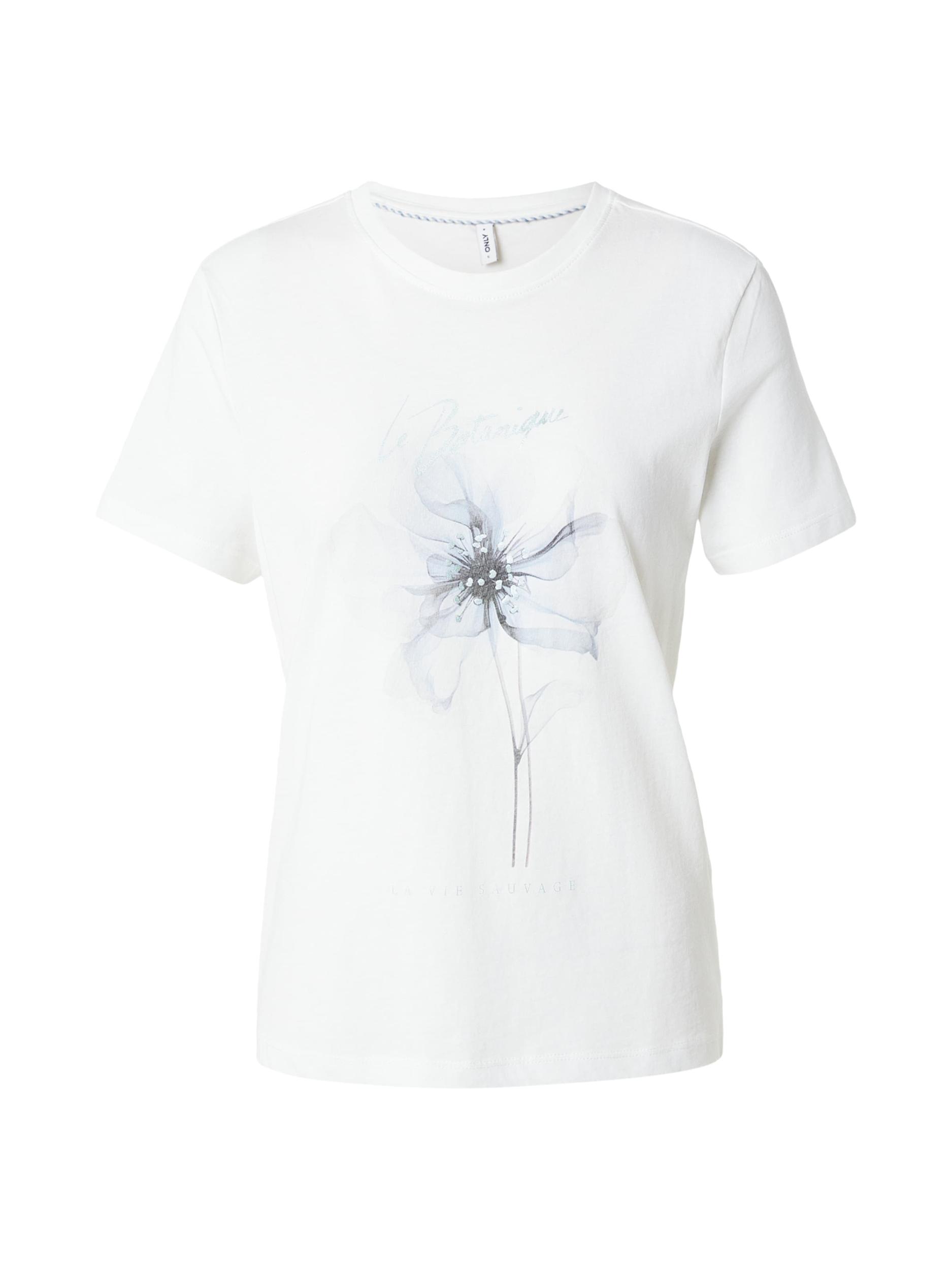 ONLY Majica 'ONLKITA' svetlo modra / črna / bela