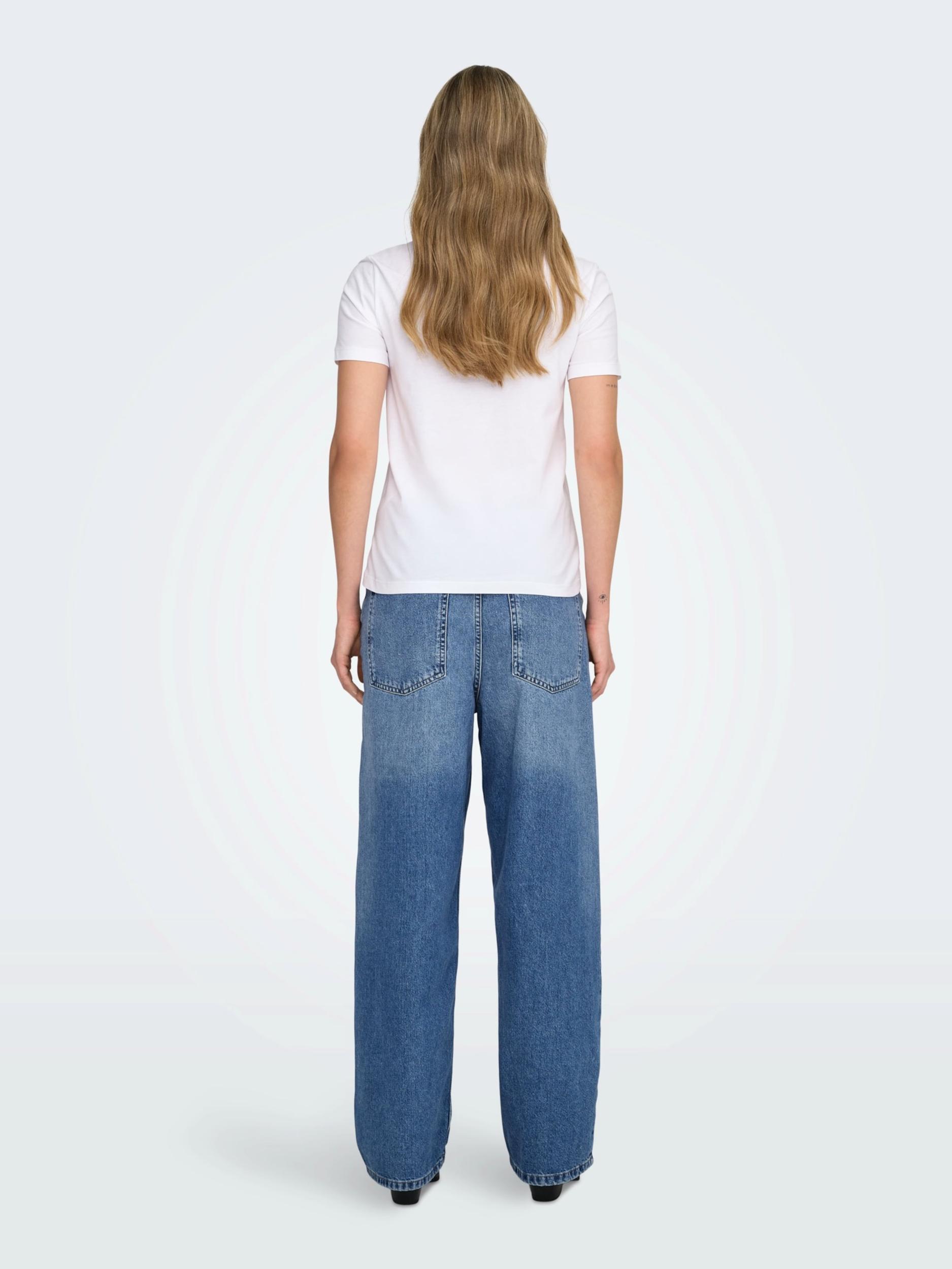 ONLY Majica 'ONLKITA' kraljevo modra / temno modra / rosé / bela