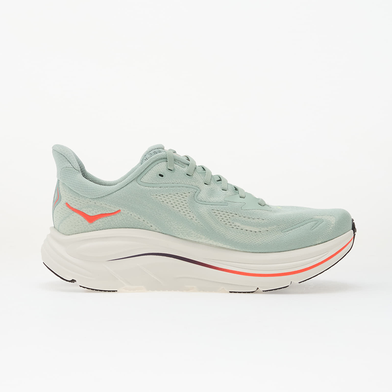 Hoka M Clifton 10 Sage/ Neon Flame