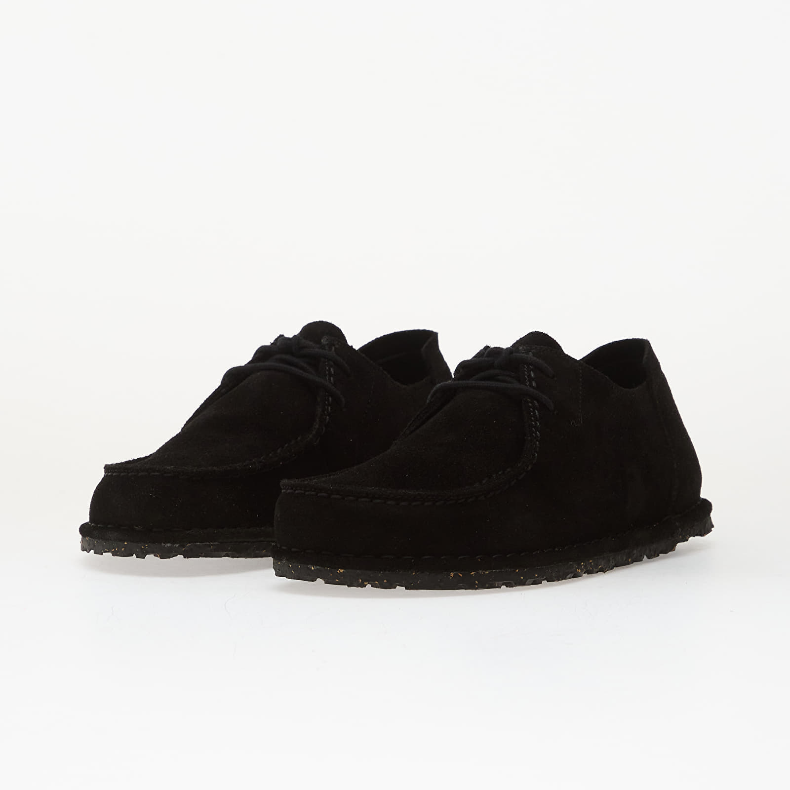 Birkenstock Utti Lace Suede Leather Unisex Black