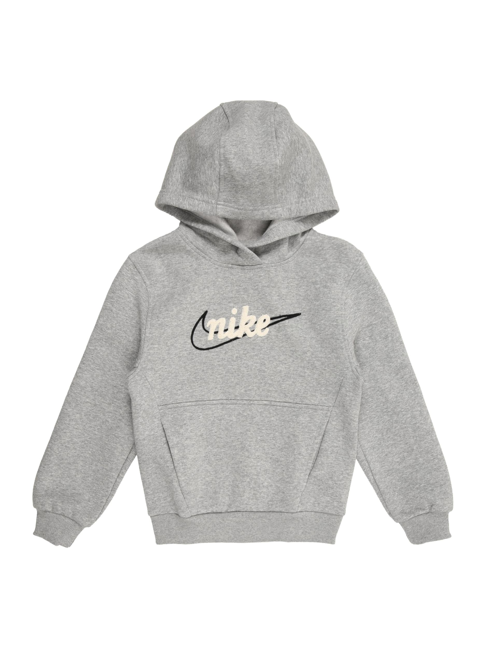 Nike Sportswear Majica 'CLUB FLC' kremna / pegasto siva / črna