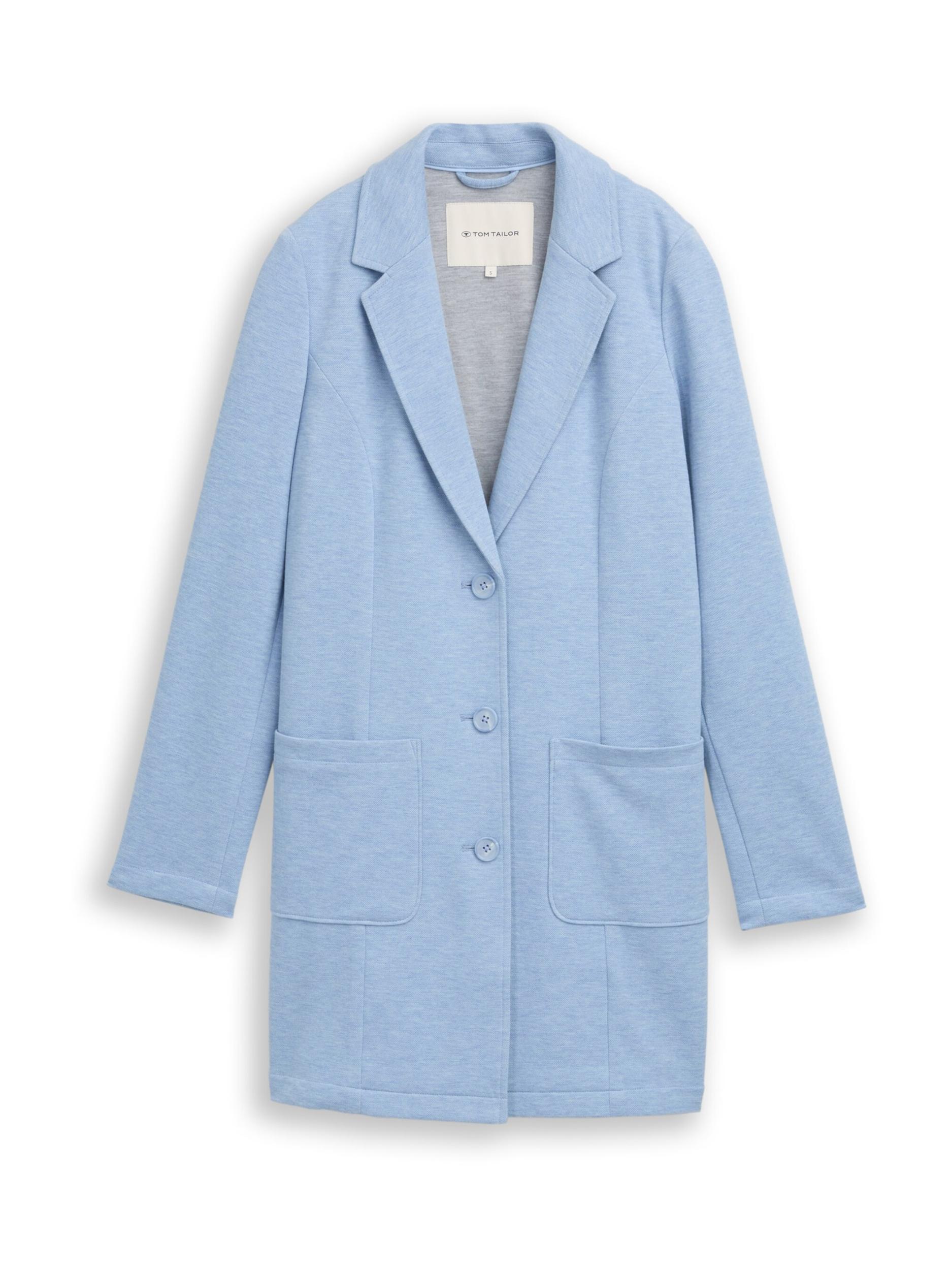 TOM TAILOR Blazer svetlo modra