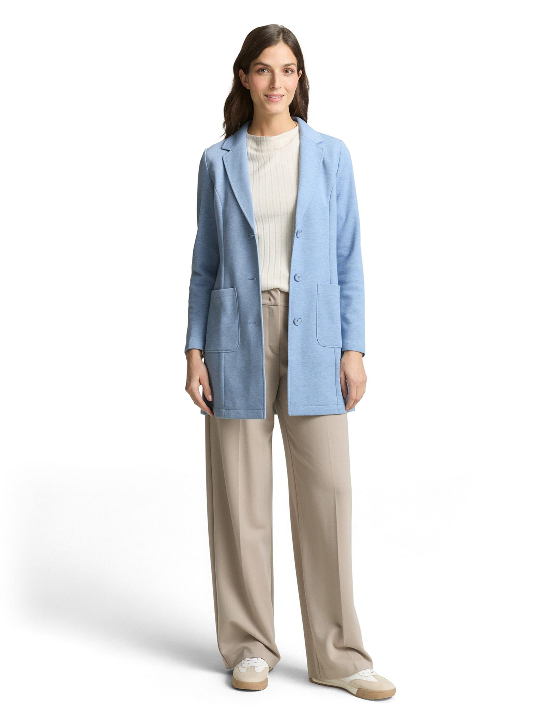 TOM TAILOR Blazer svetlo modra