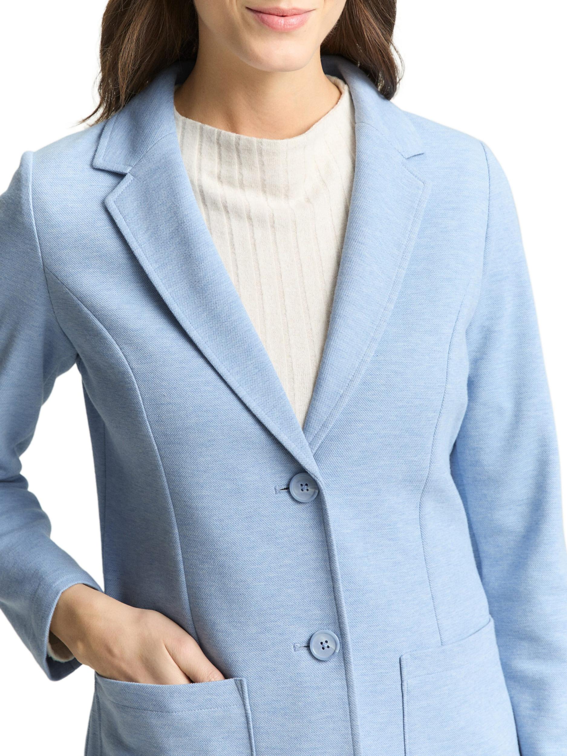 TOM TAILOR Blazer svetlo modra