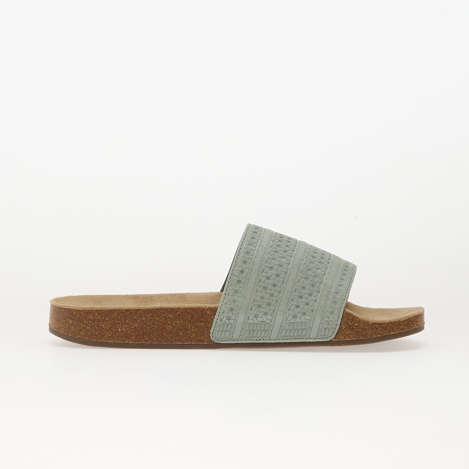 adidas Originals adidas Adilette Rs Silver Green/ Cardboard/ Gum5